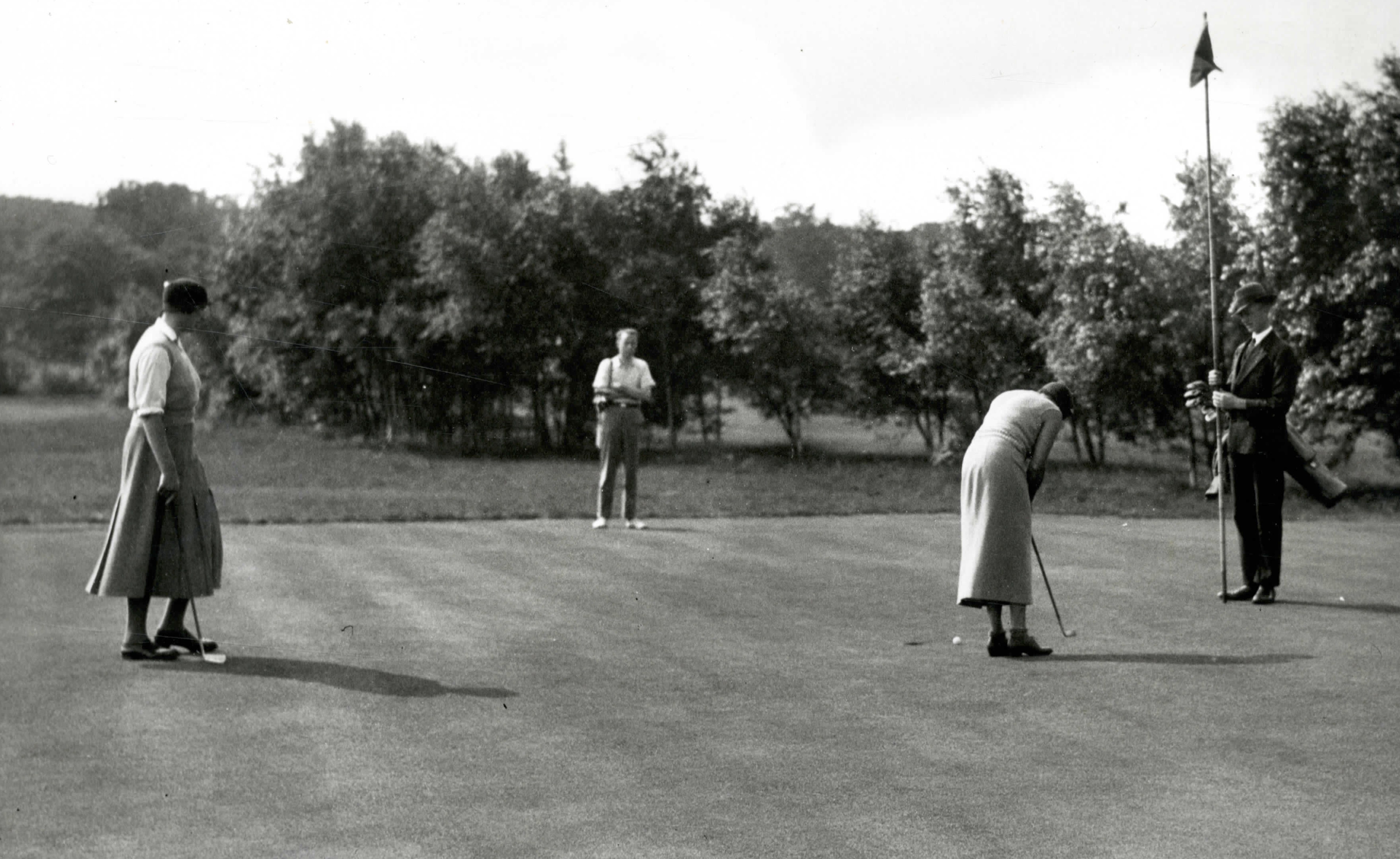 Dameswedstrijd op de Haagsche