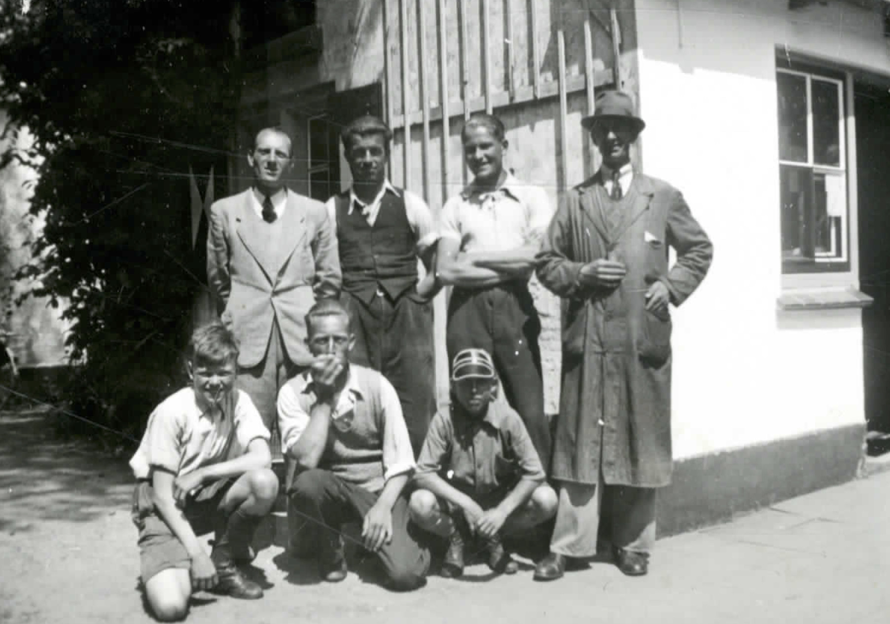 Groepsfoto op de Haagsche