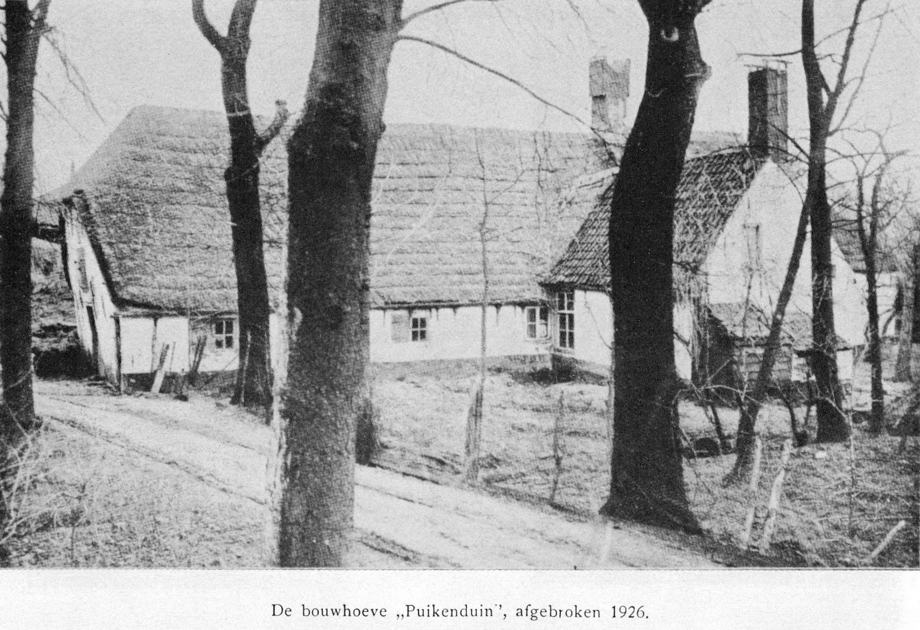 Oude baan Noordwijksche GC; Bouwhoeve Puikenduin - 1915