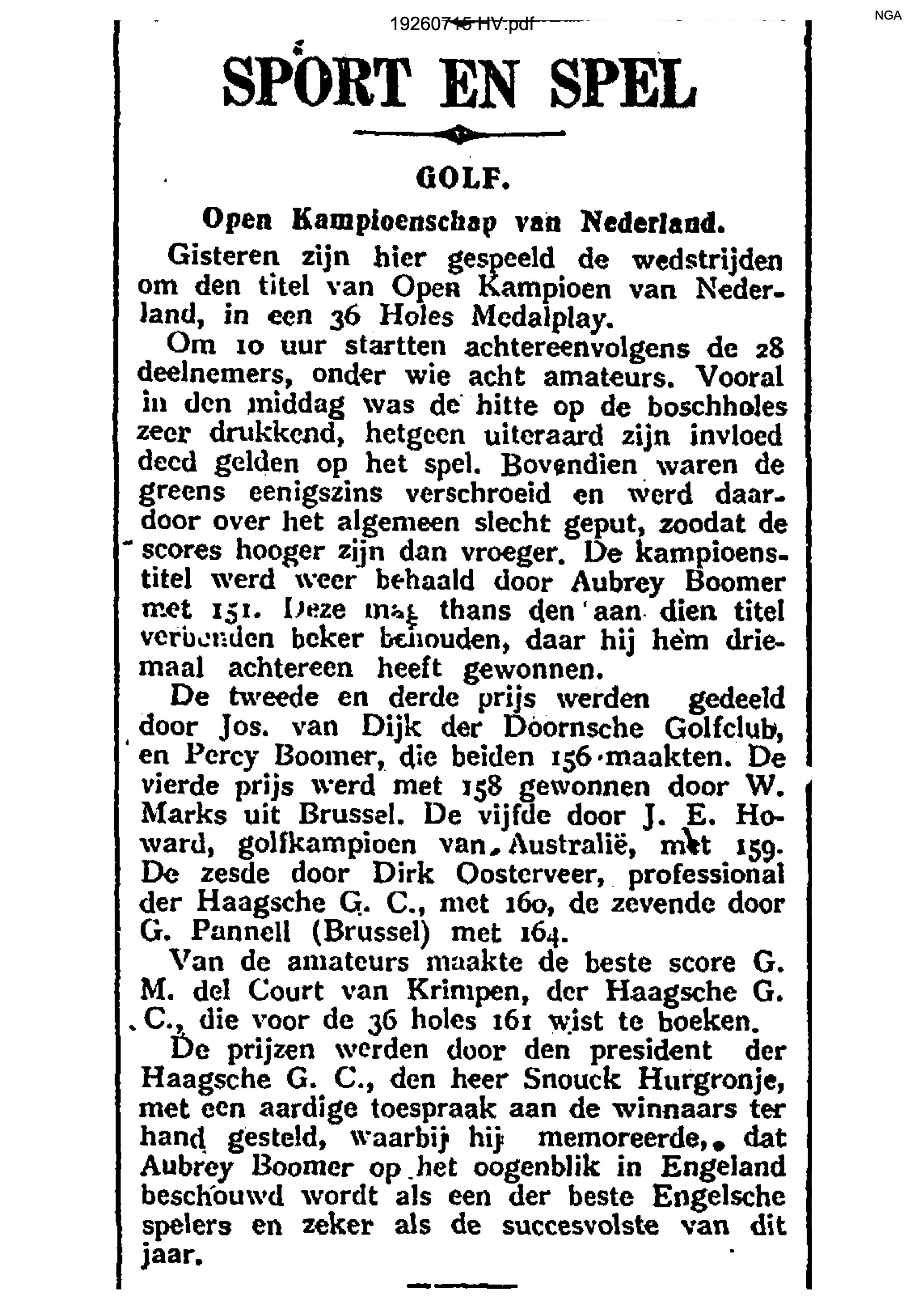 Het Vaderland - 19260715