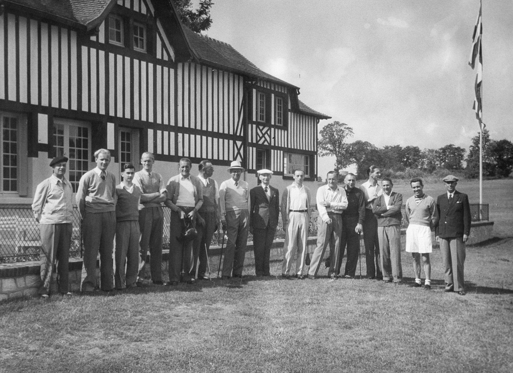 Deauville, groepsfoto - 1949