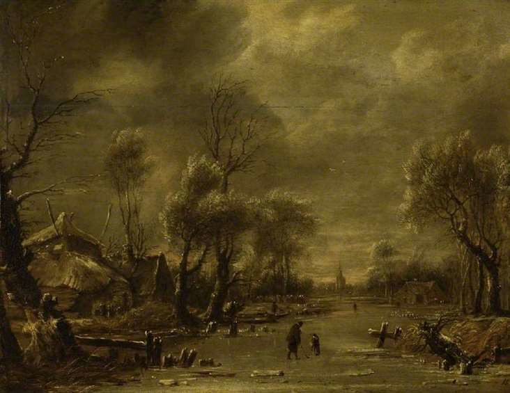 Anoniem, Gezicht op Utrecht. Eerste kwart 17e-eeuw