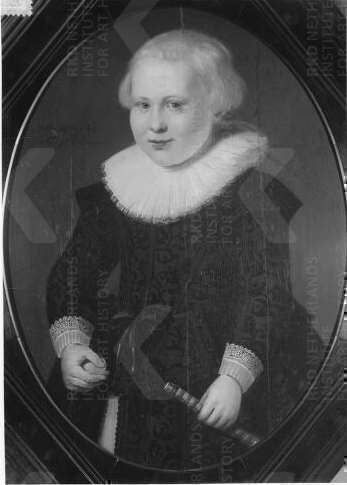 Anoniem, Portret van Elbert Huybertszn. Krieck. 1628
