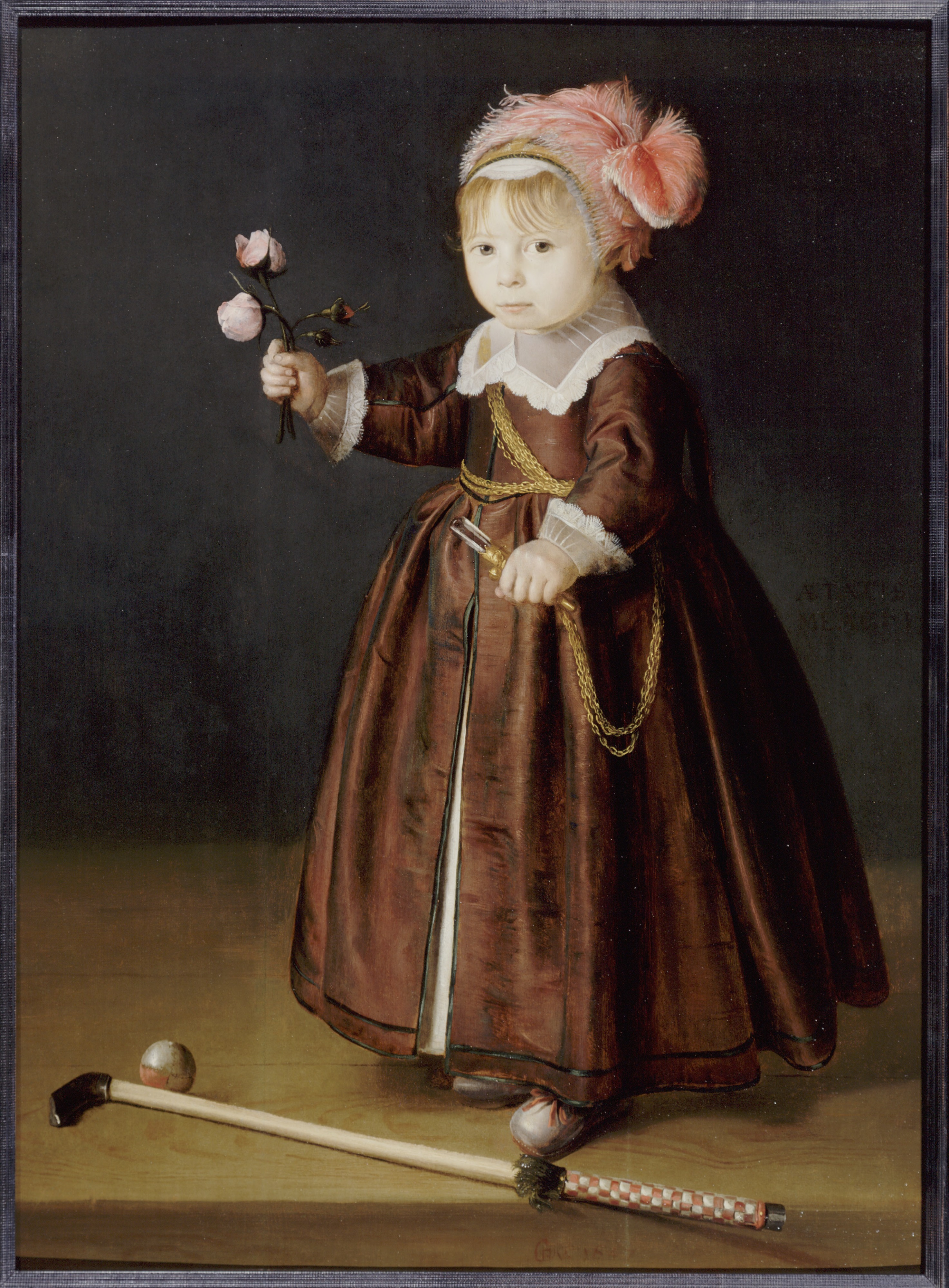Gerbrand Ban, Portrait of a unknown boy of one year old. 1647