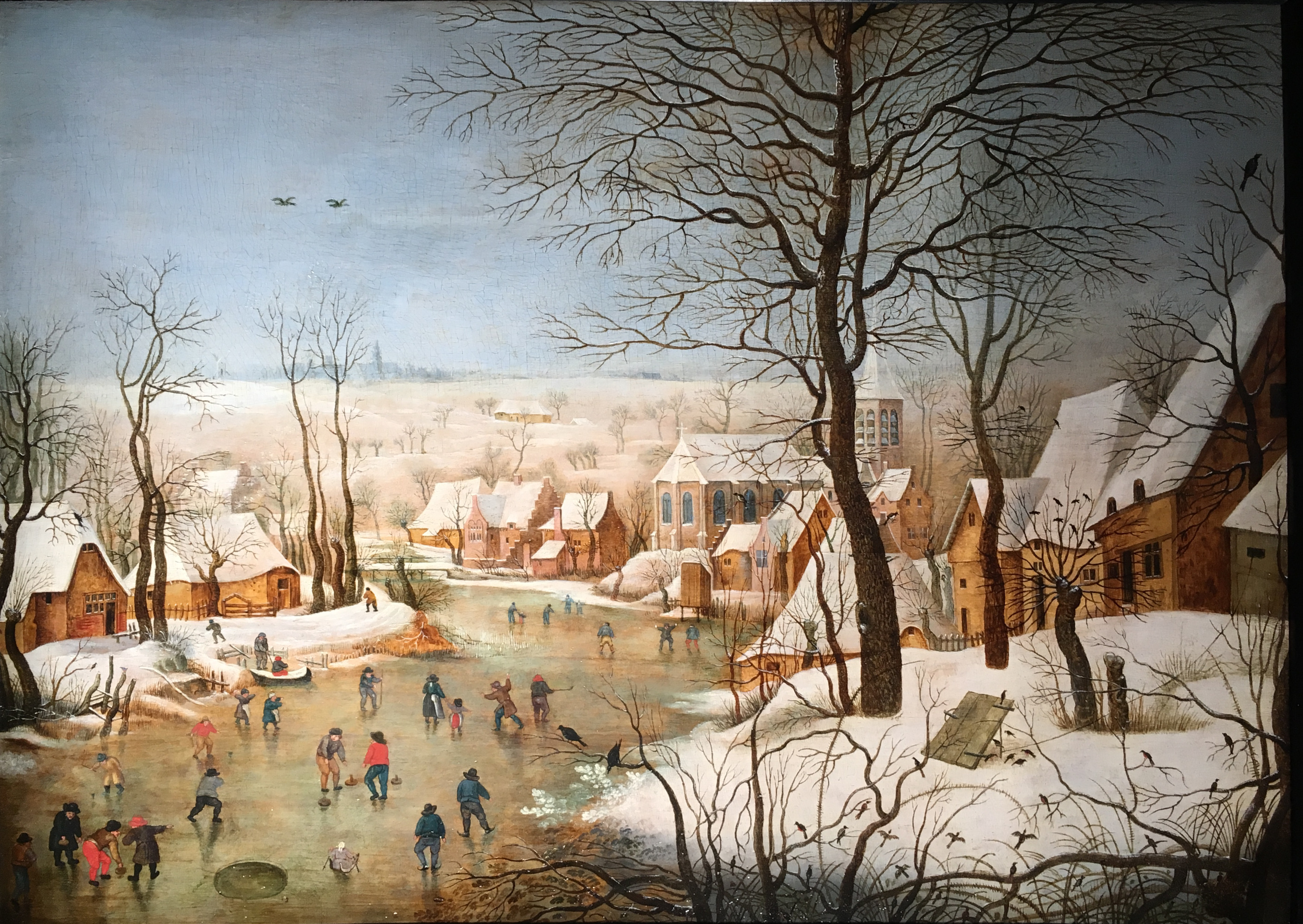 Pieter Breughel II, Winter Landscape with Bird Trap