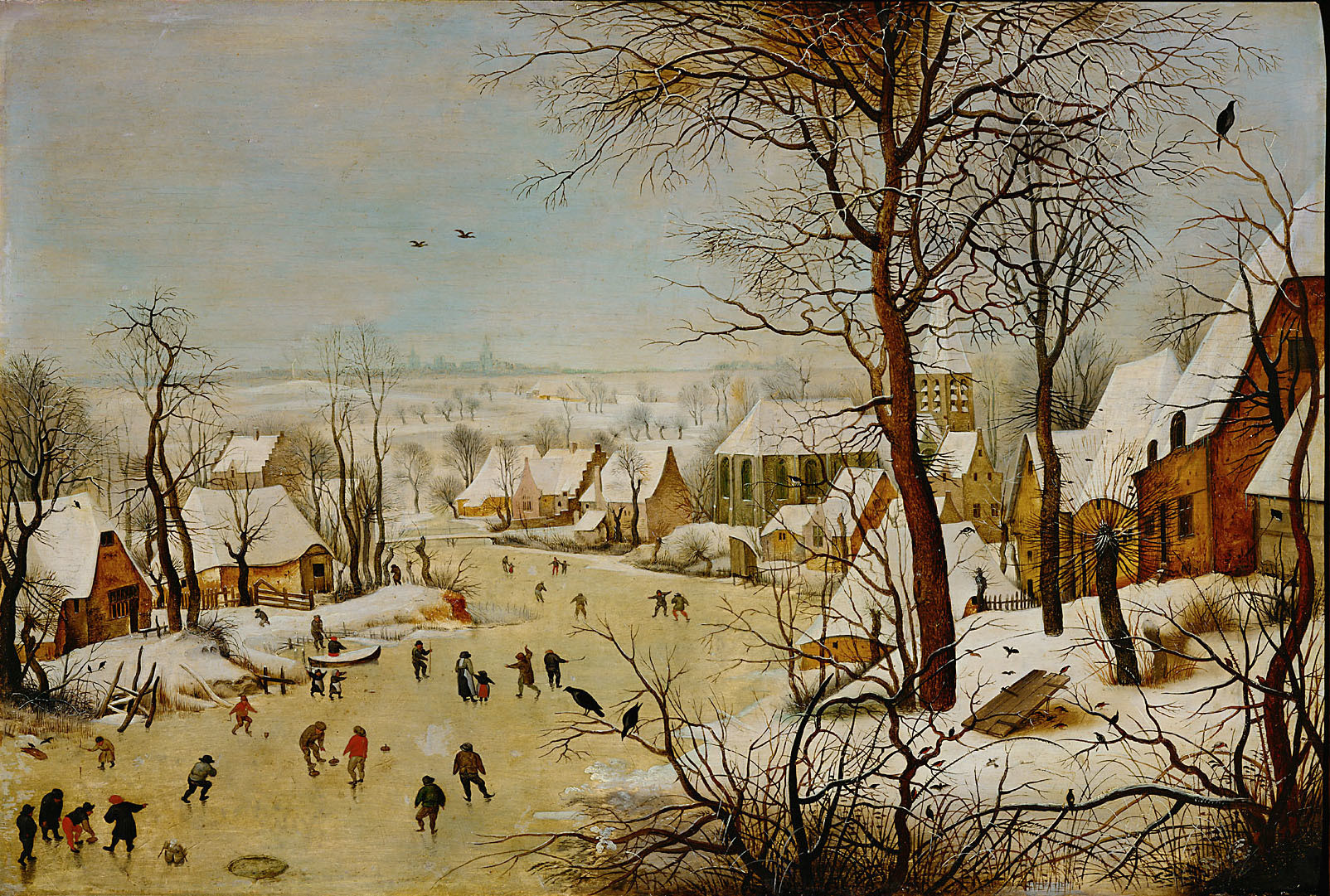 Pieter Breughel II, Winter Landscape with Bird Trap