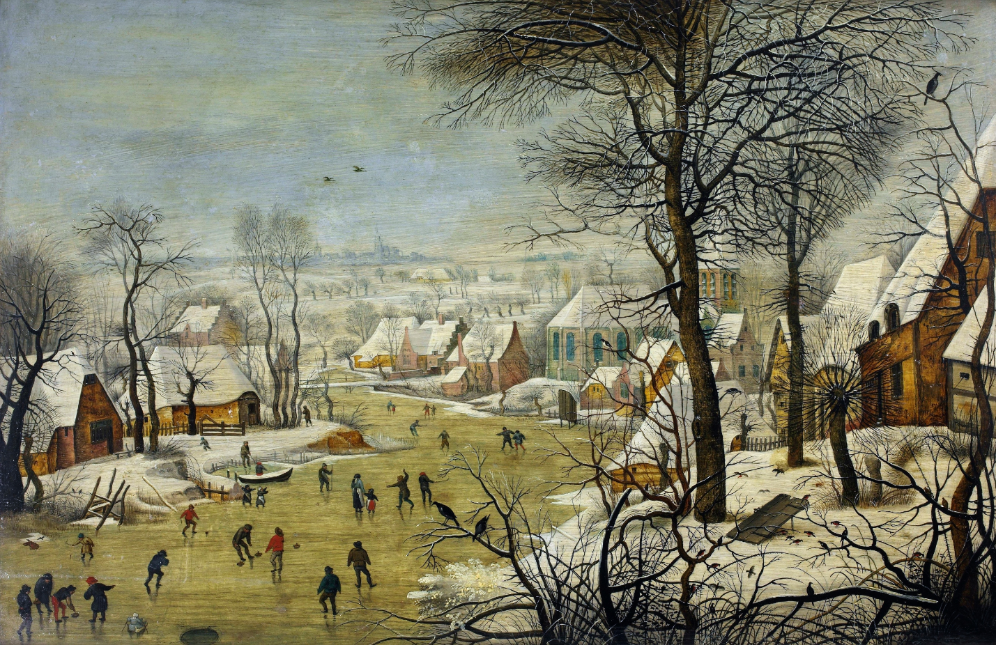 Pieter Breughel II, Winter Landscap with Bird Trap