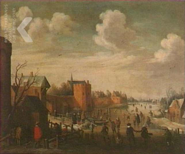 Joost Cornelisz. Droochsloot, Gezicht over de Stadsbuitengracht. 163x