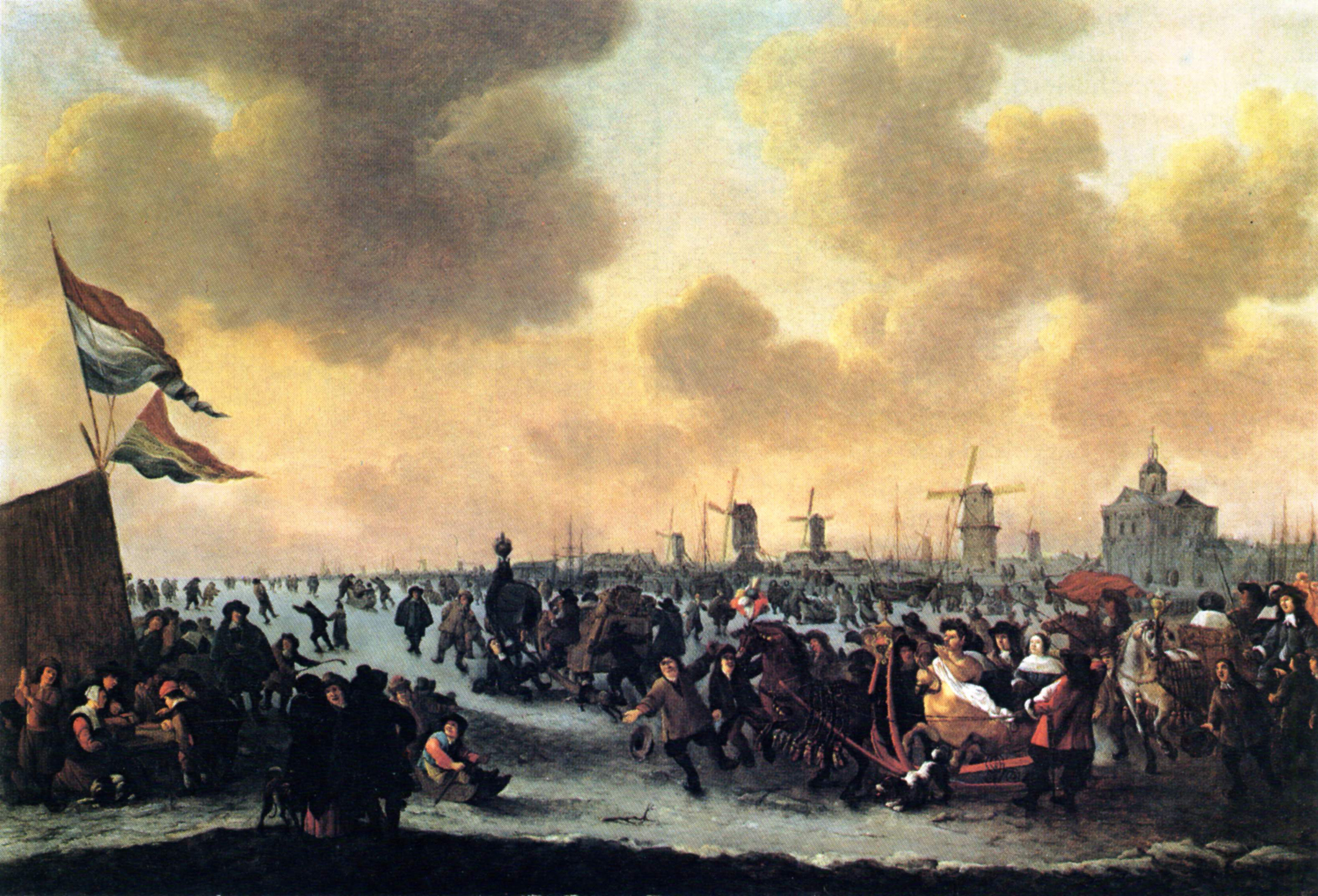 Hendrick de Meijer, View on Rotterdam. 1689