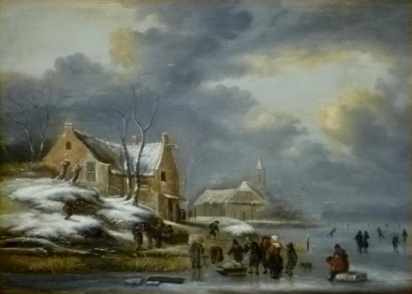 Nicolaes Molenaer, Winter Landscape