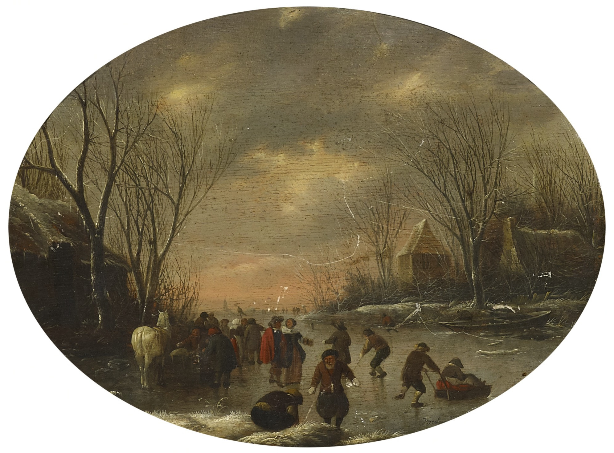 Nicolaes Molenaer, Winter Landscape