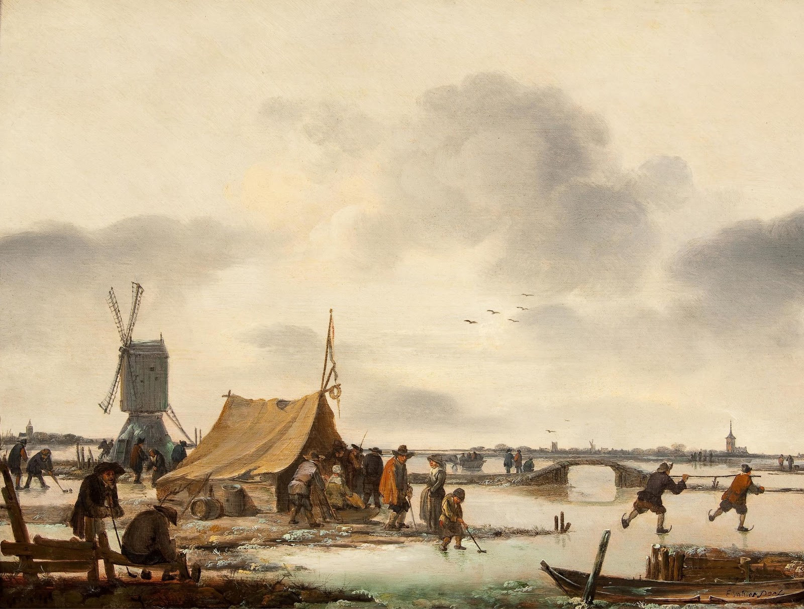 Egbert Lievensz. van der Poel, IJsvermaak