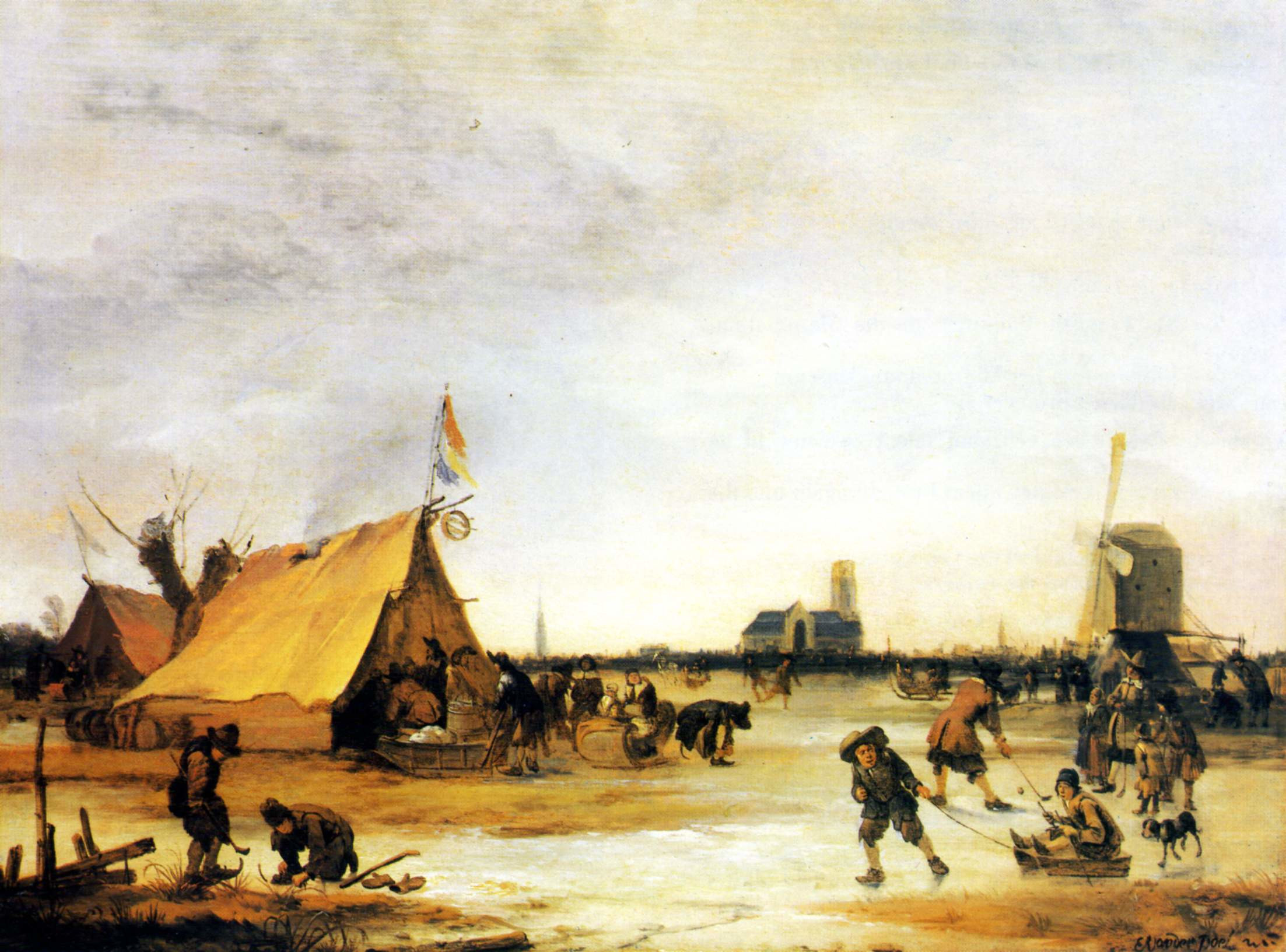 Egbert Lievensz. van der Poel, IJsvermaak