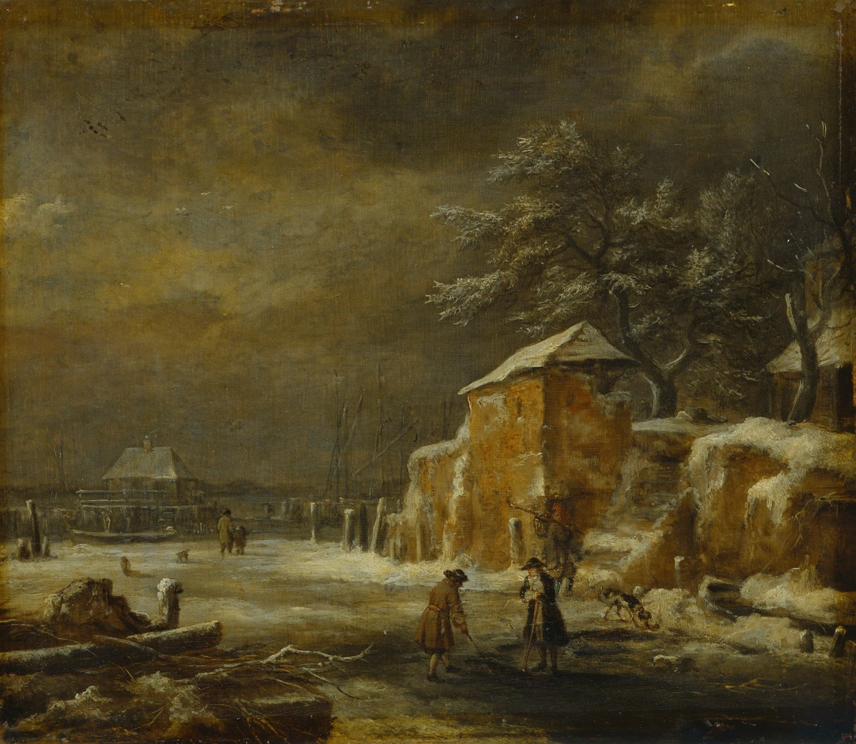 Jacob Isaacksz. van Ruisdael, Winterlandschaft
