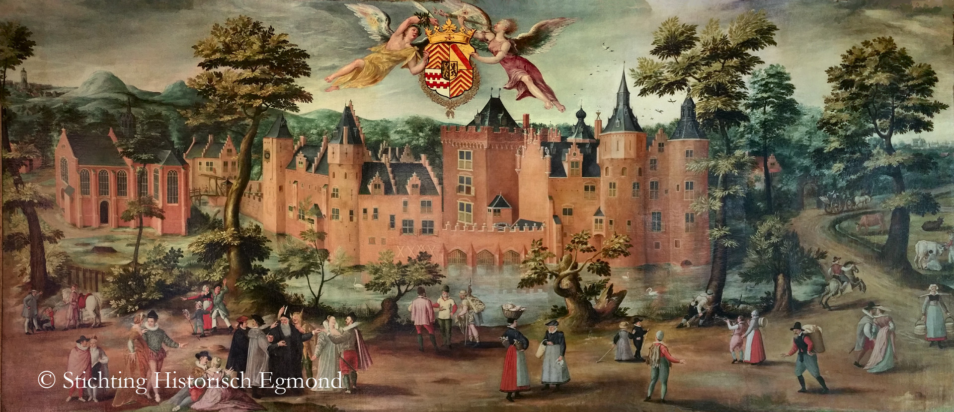 Gilles de Saen, Slot te Egmond aan den Hoef - ca. 1573