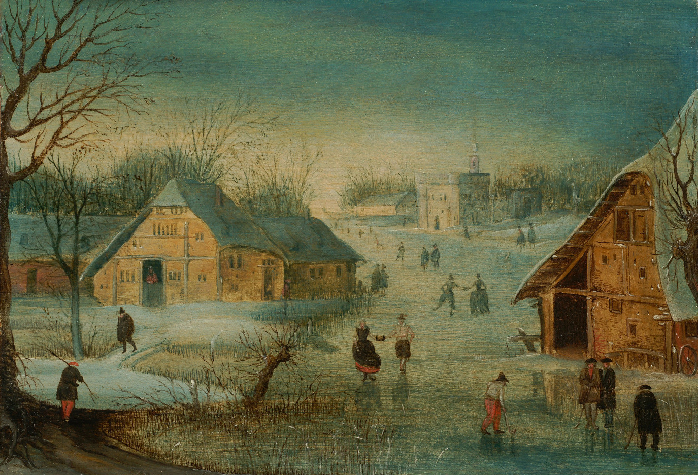 Adriaen van Stalbempt, Pair of seasons: Winter
