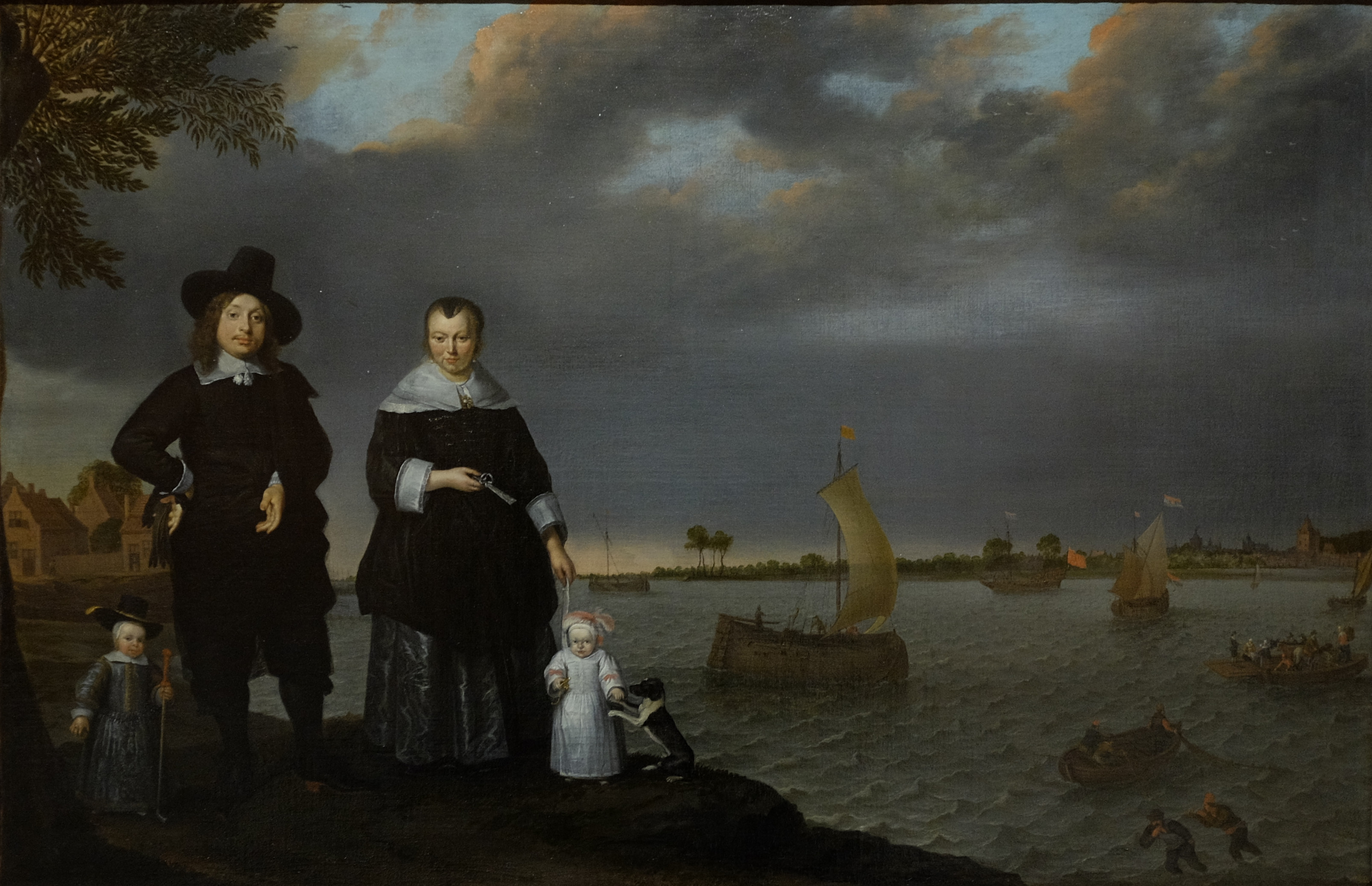 Abraham Willaerts, Een reder met zijn gezin. 1650