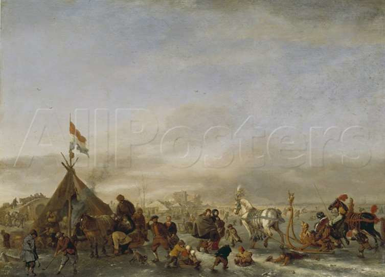 Philips Wouwerman, Winterlandschap