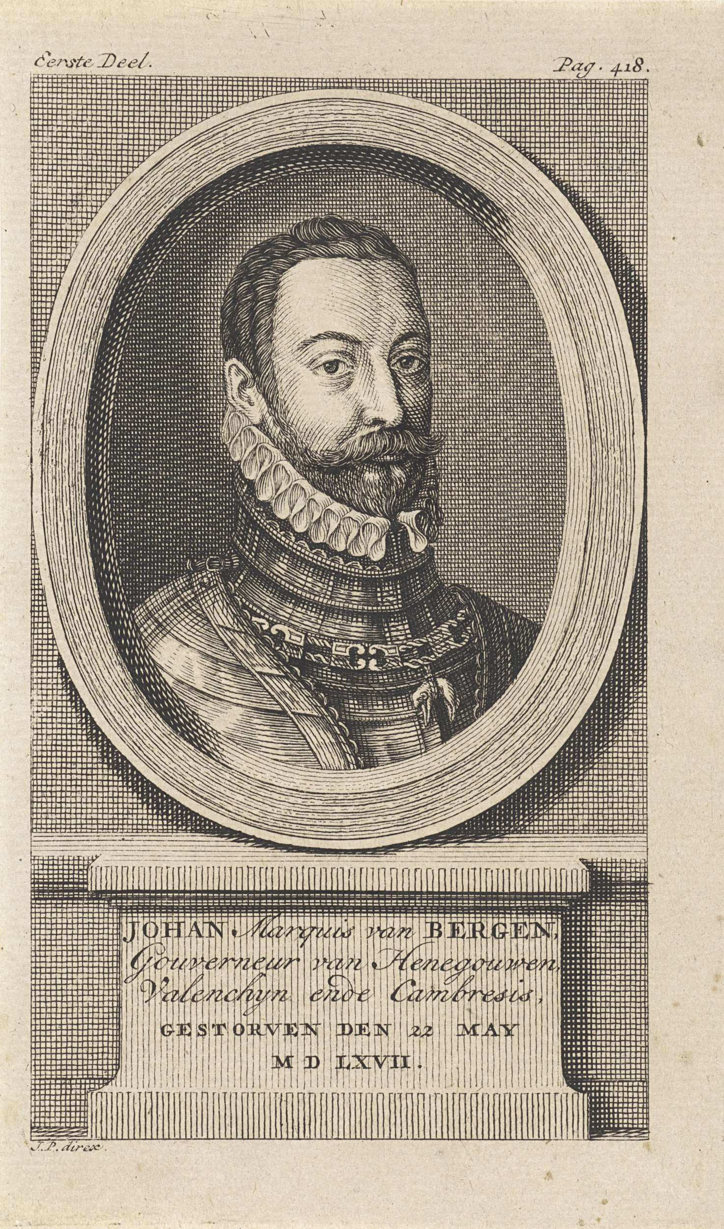 Oudst bekende colfslachtoffer. 1566