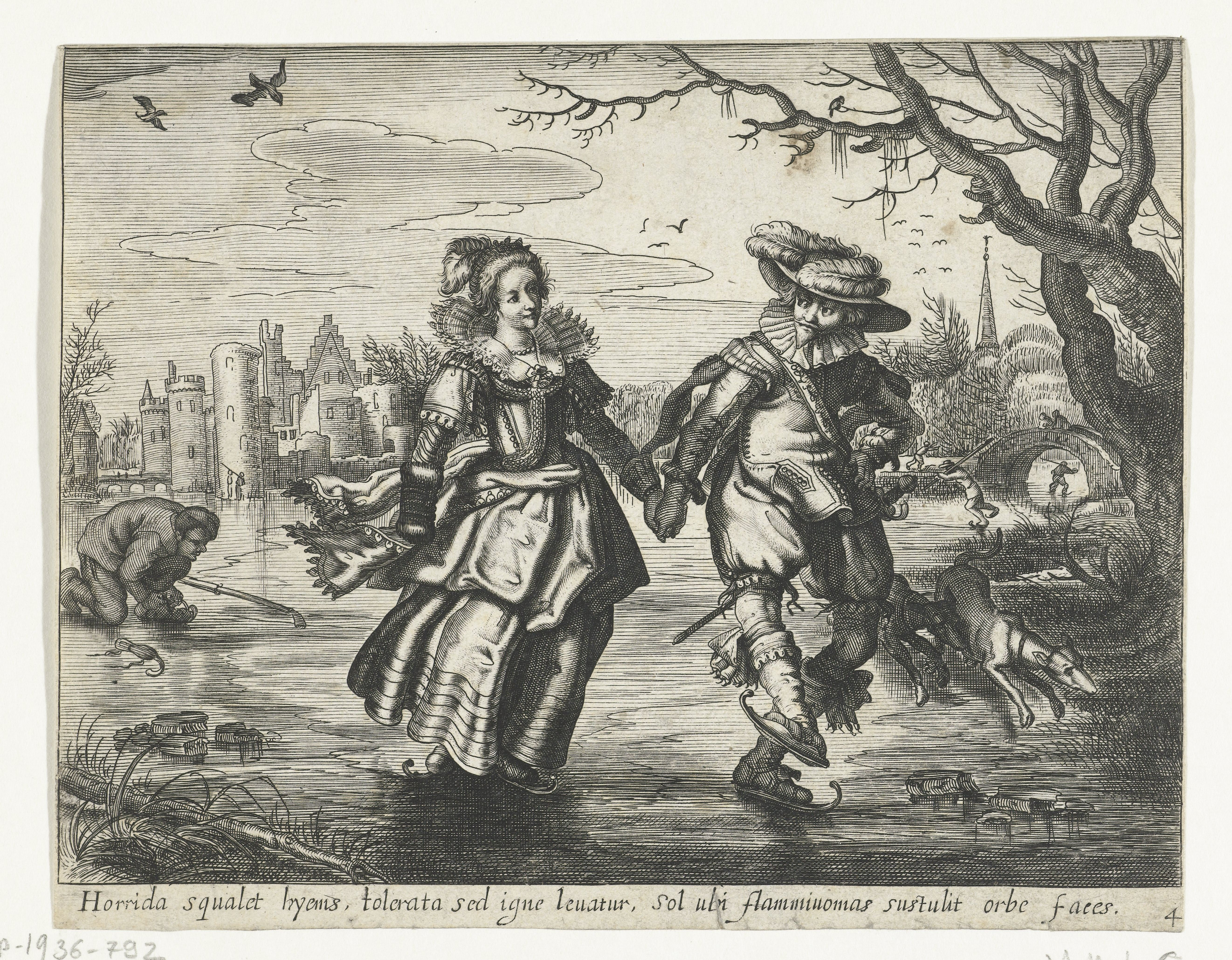 Daniël van den Bremden, Winter (uit de serie De vier seizoenen). 1625-1630