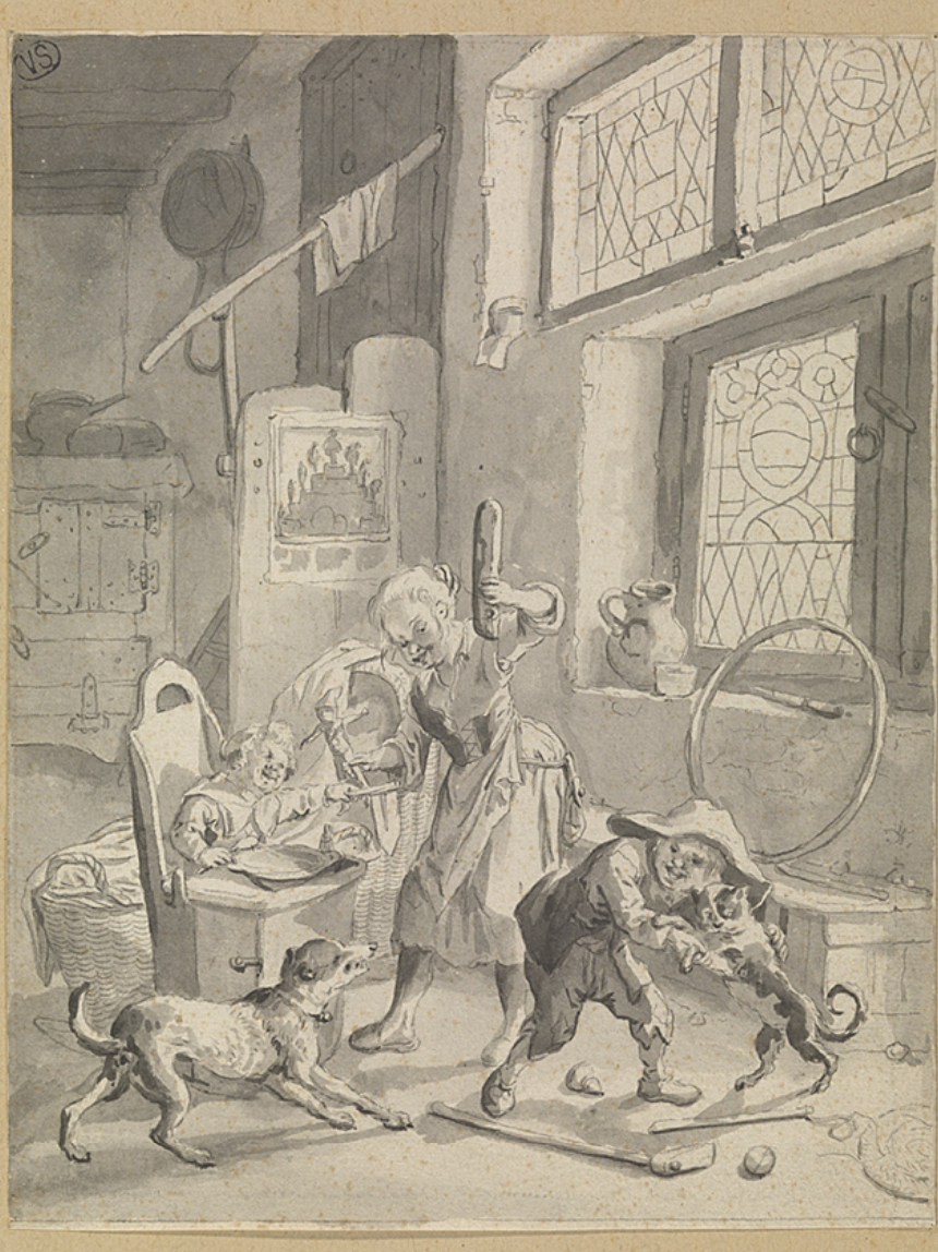 Cornelis Dusart, Kindertijd