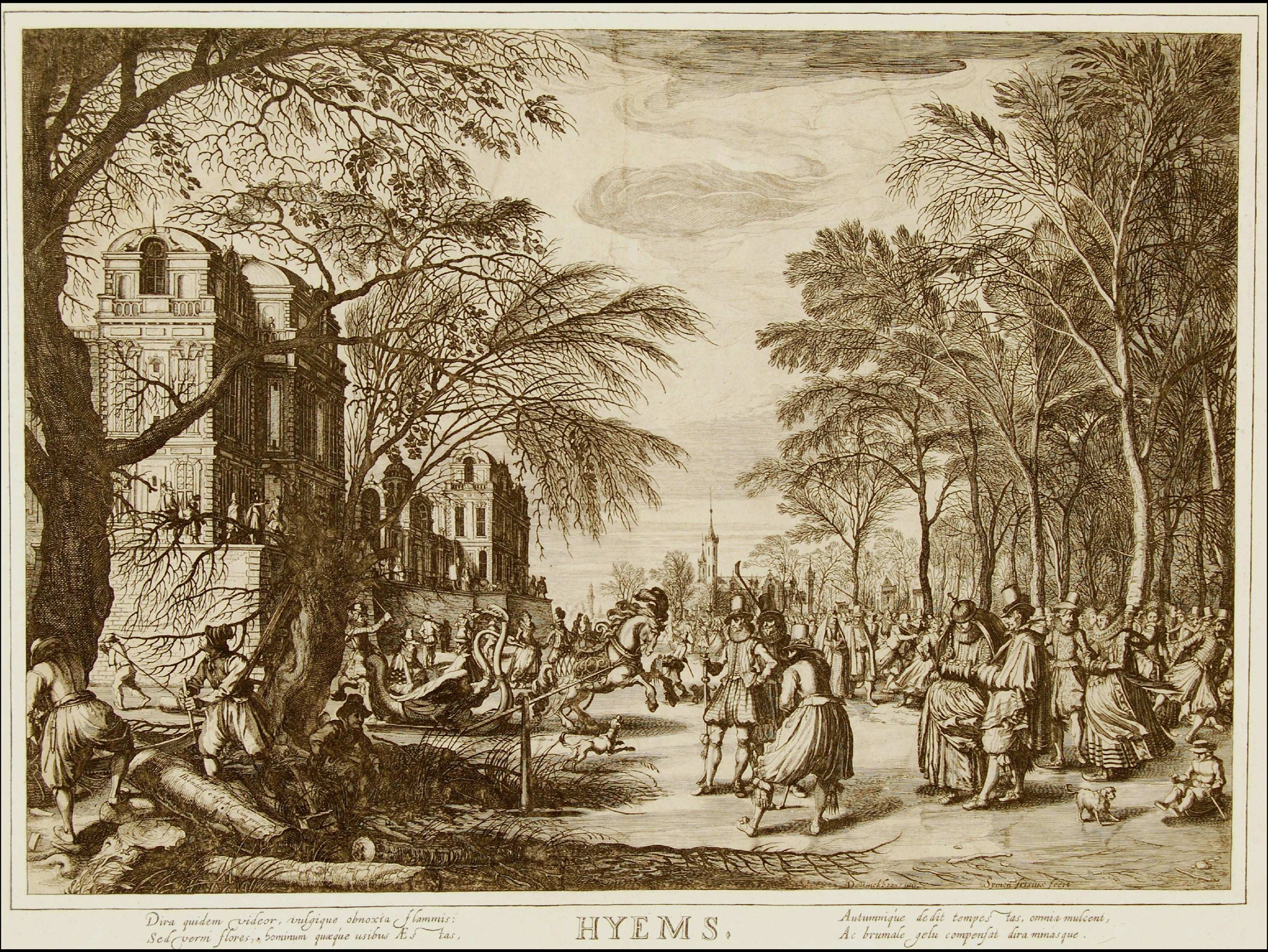 Simon Frisius, Hyems (Winter). 1618