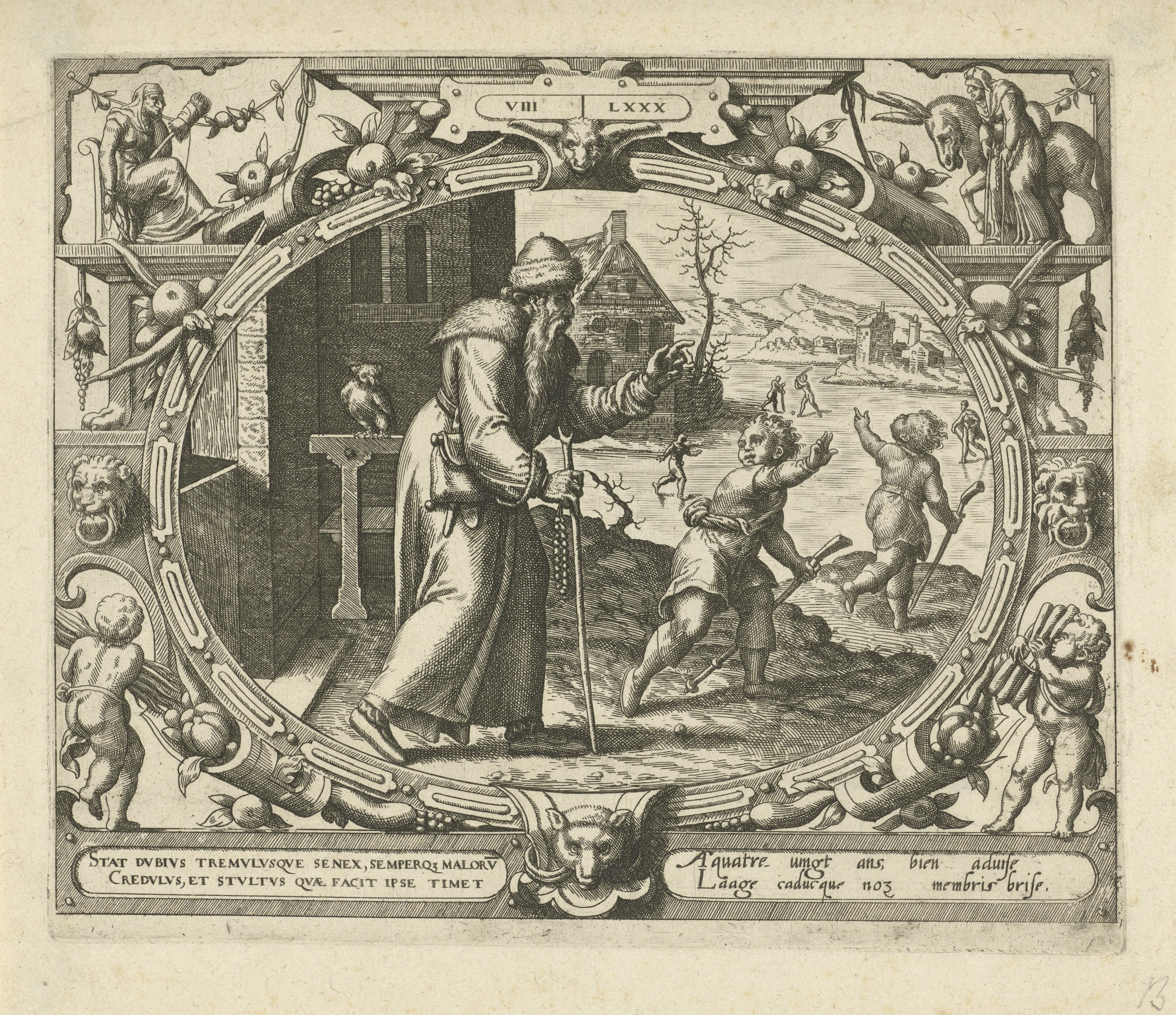 Gerard P. Groenning, De mens op tachtigjarige leeftijd. 1569-1575