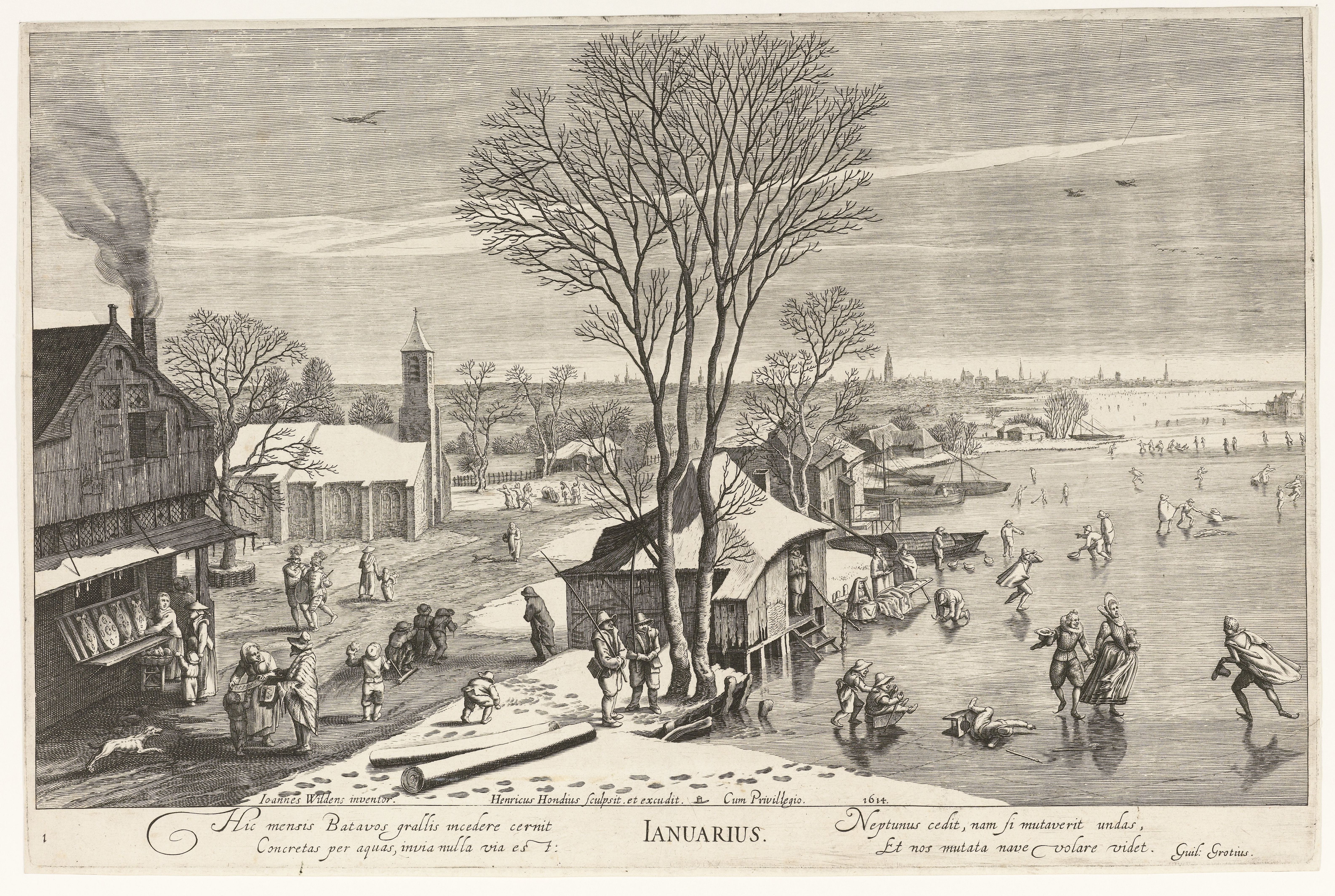 Hendrick Hondius I, Ianuarius. 1614