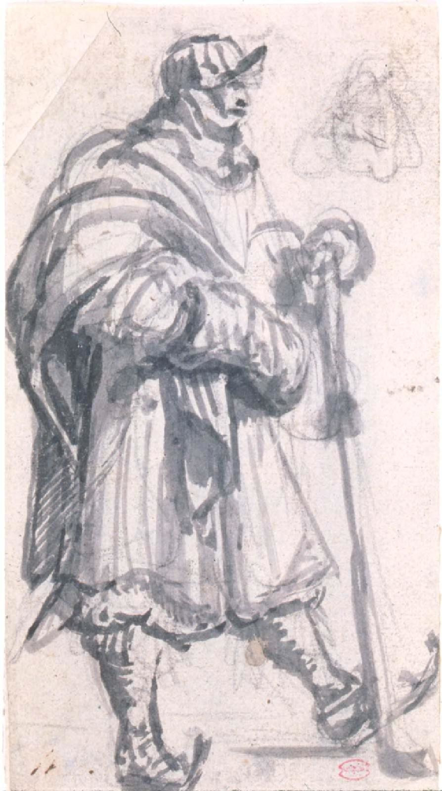 Romeyn de Hooghe, The Colf-Player on Ice