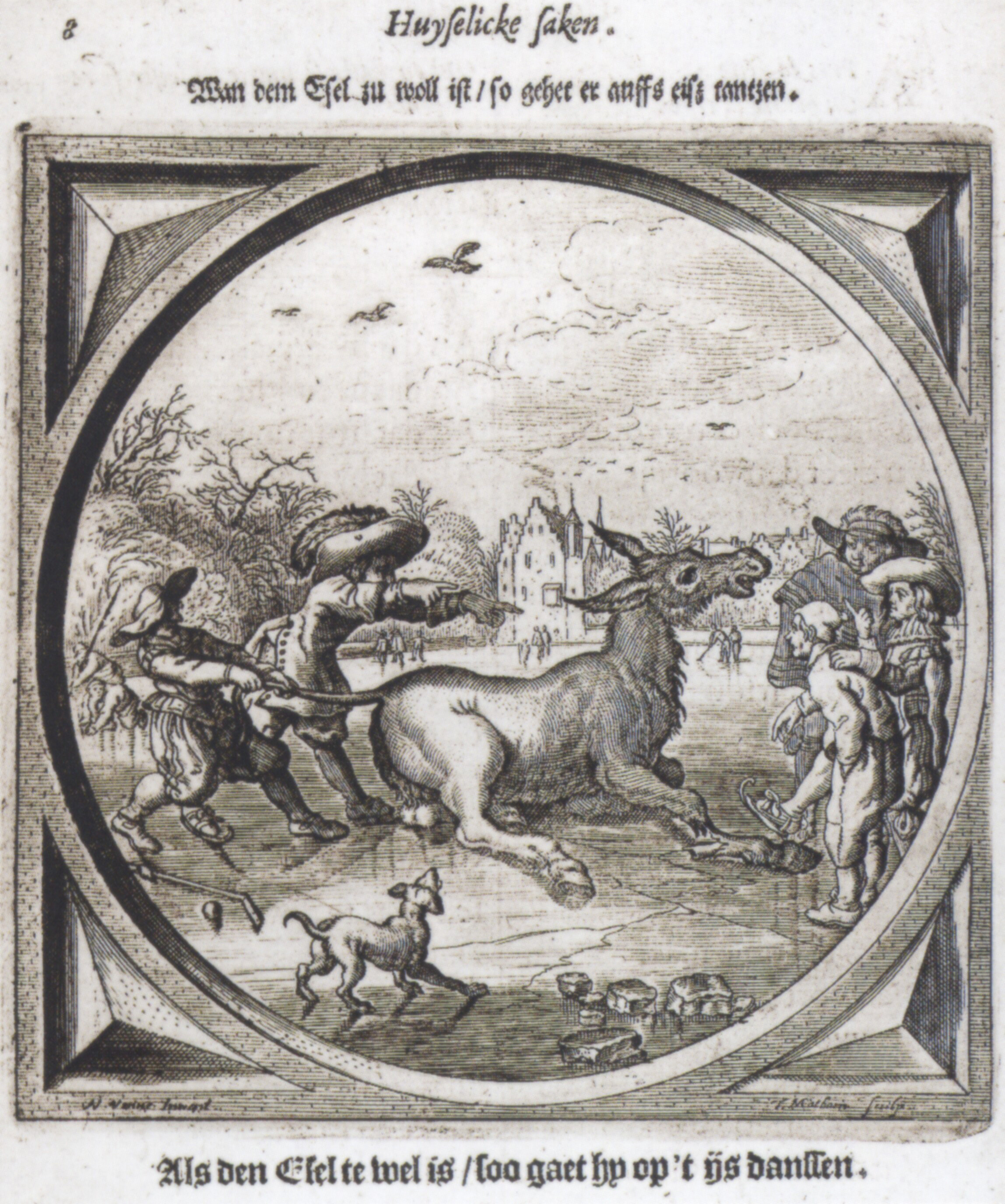 Theodoor Matham, Huyselicke saken. 1632