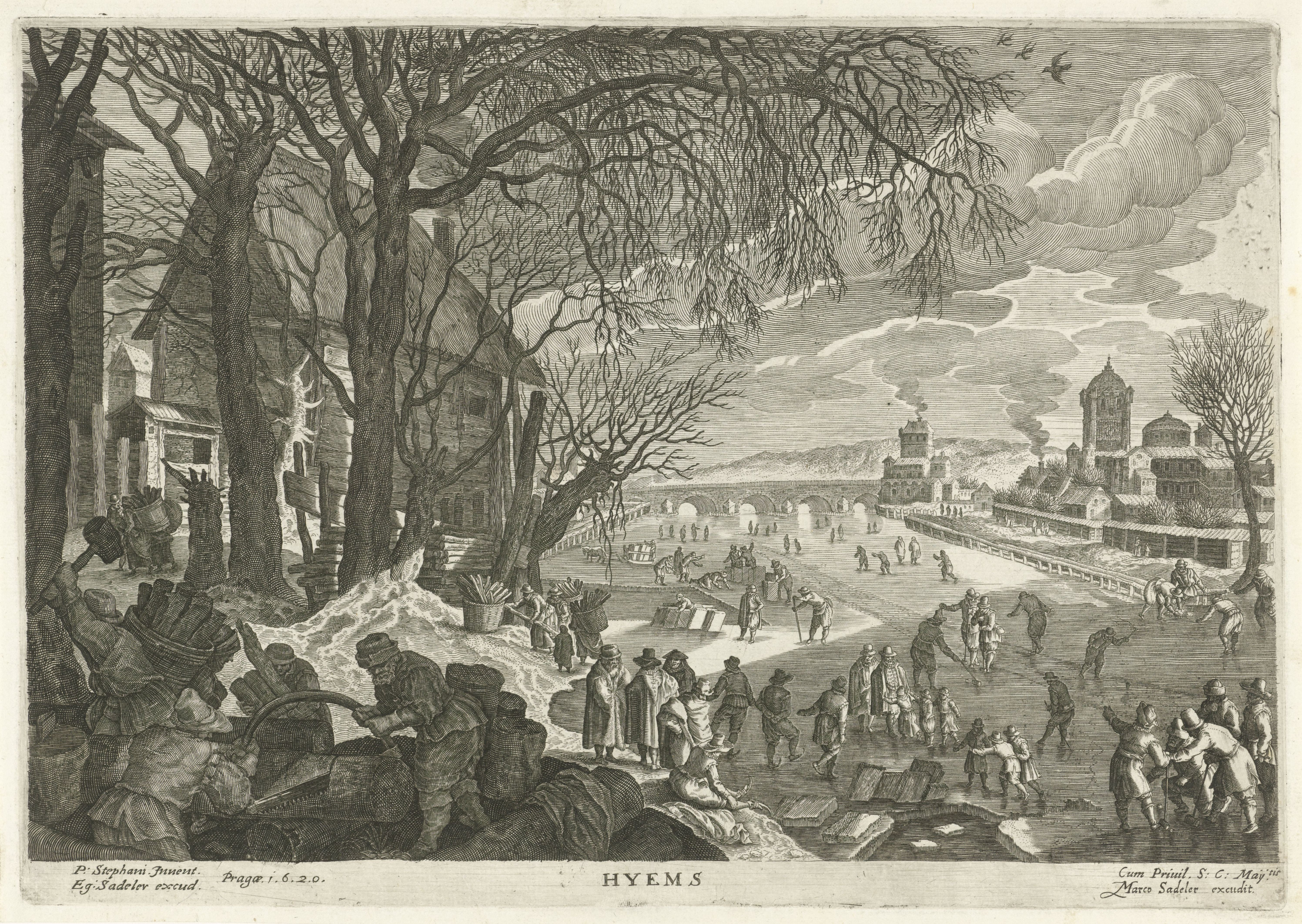 Aegidius Sadeler de Jonge, Hyems (Winter)