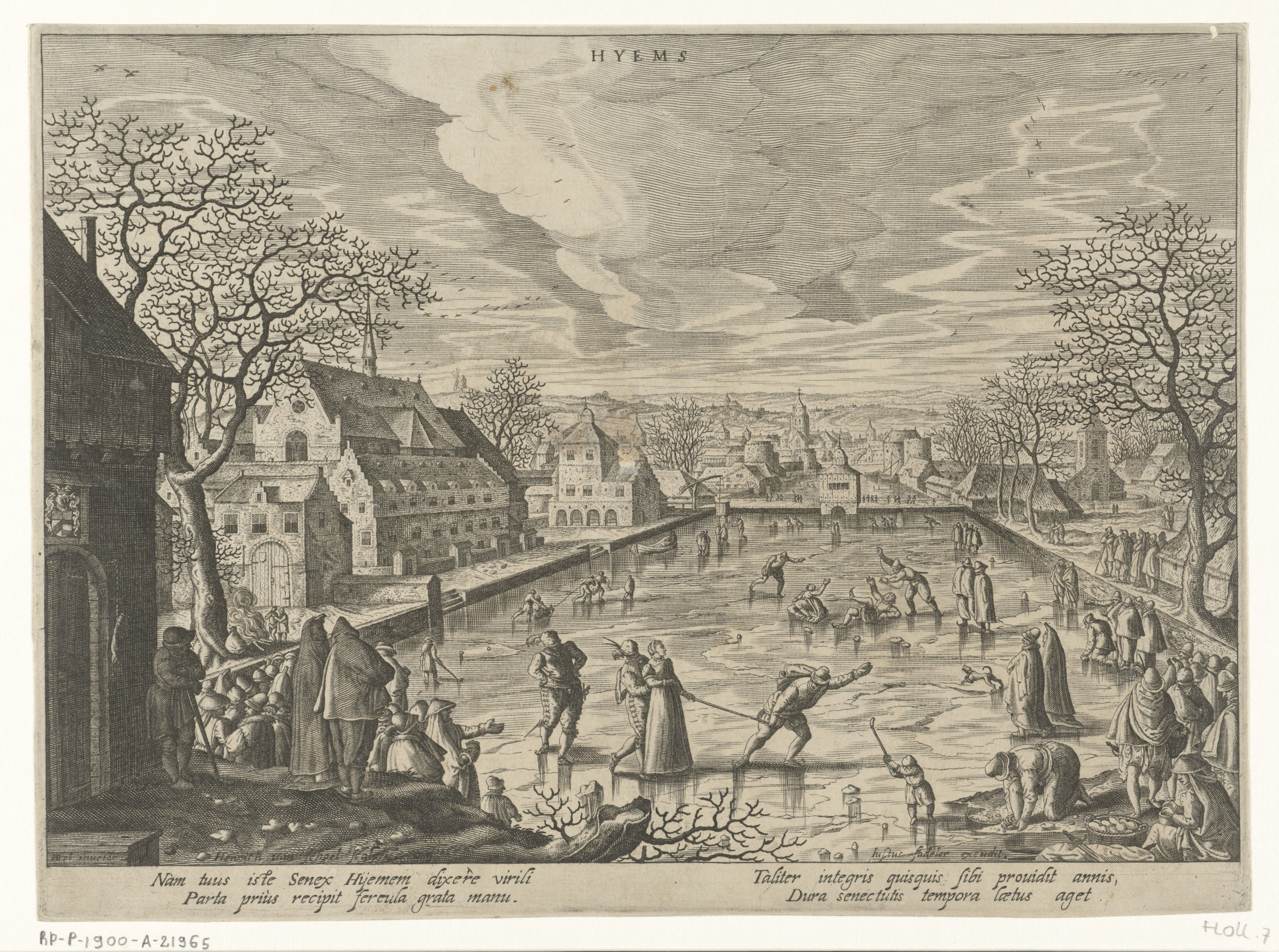 Hendrick van Schoel, Hyems (= Winter). Vroeg 17e-eeuw