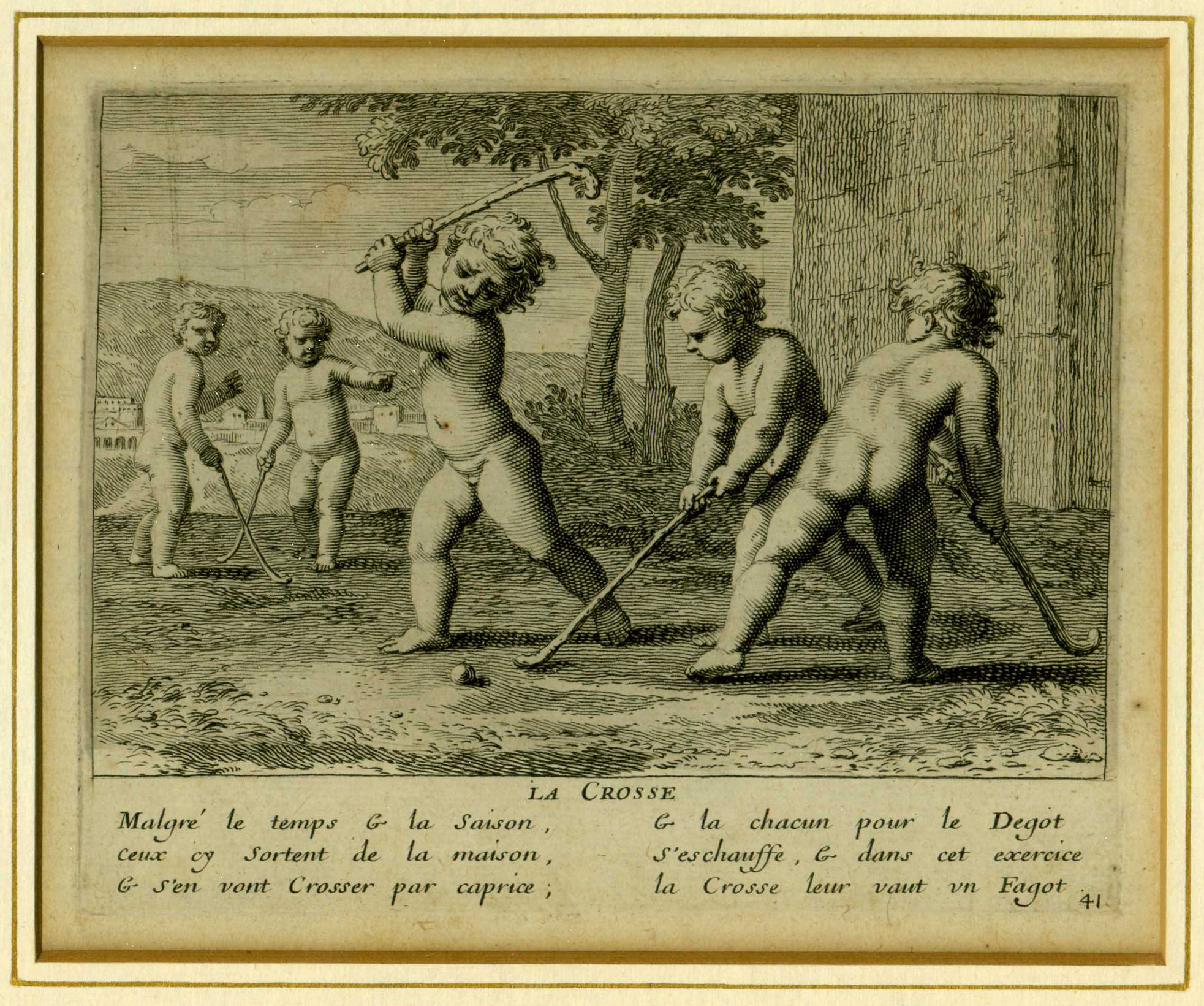 Jacques Stella, La Crosse - ca. 1645