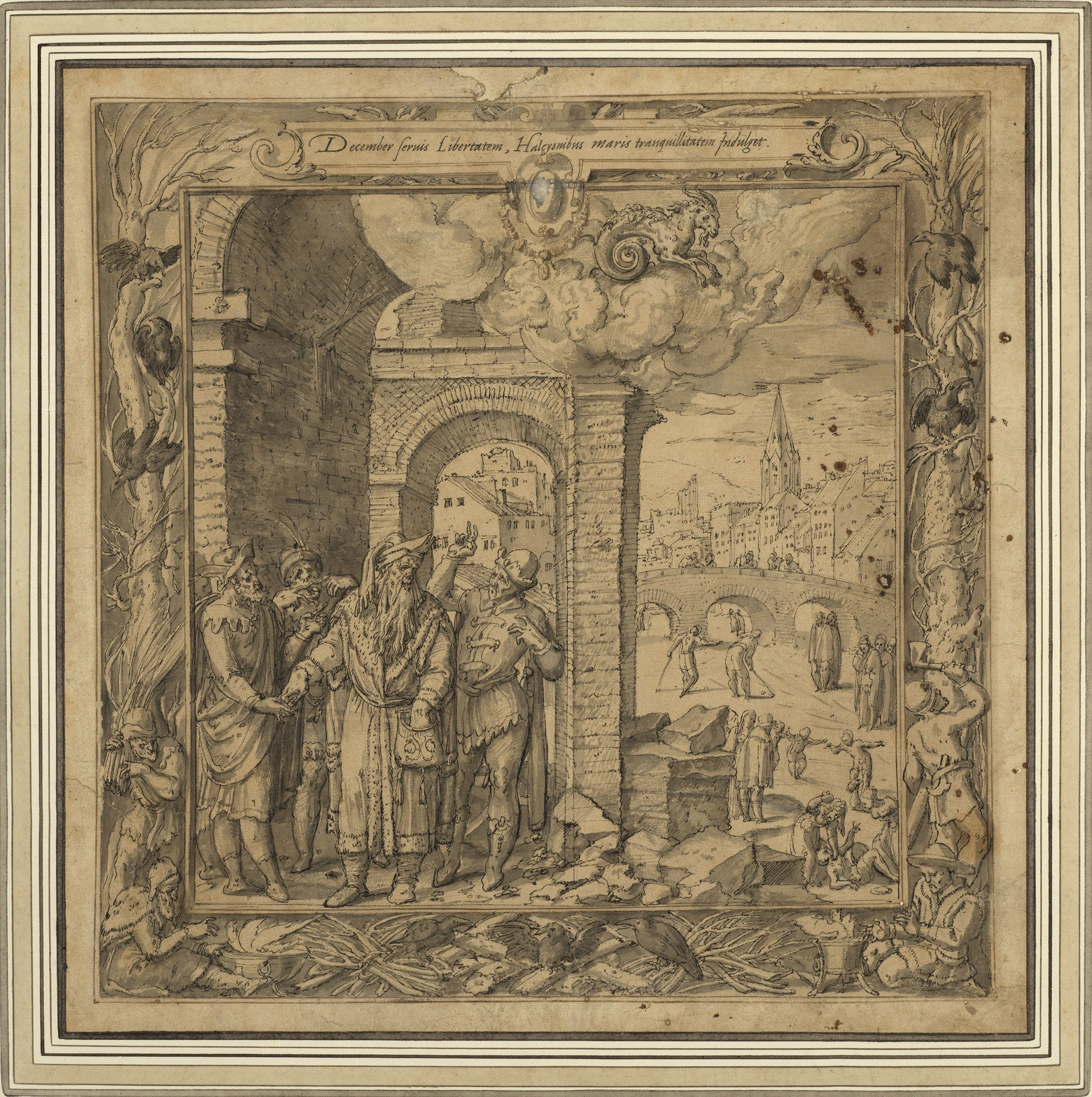 Johannes Stradanus, December. C. 1568-1578