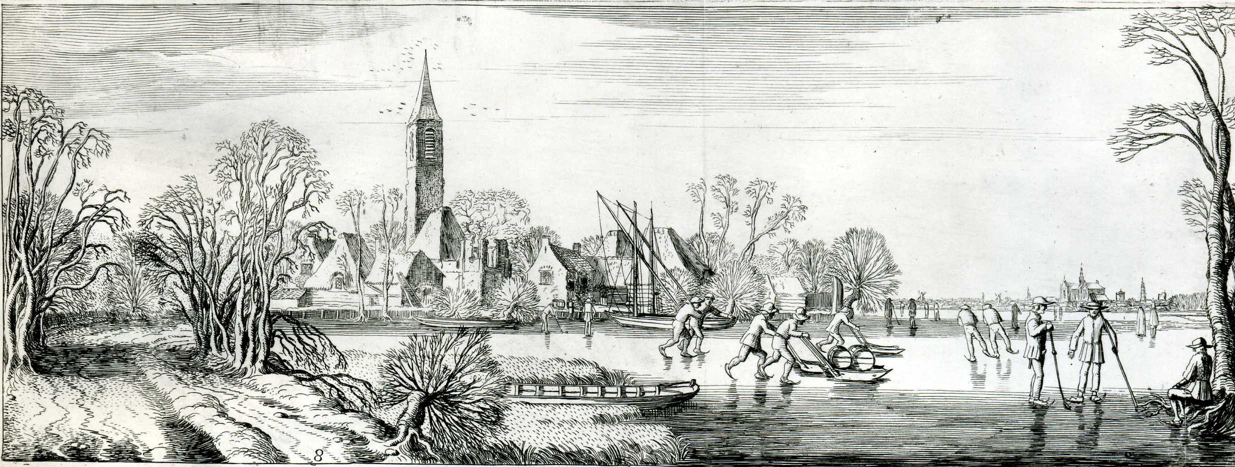 Jan van de Velde, Winterlandschap