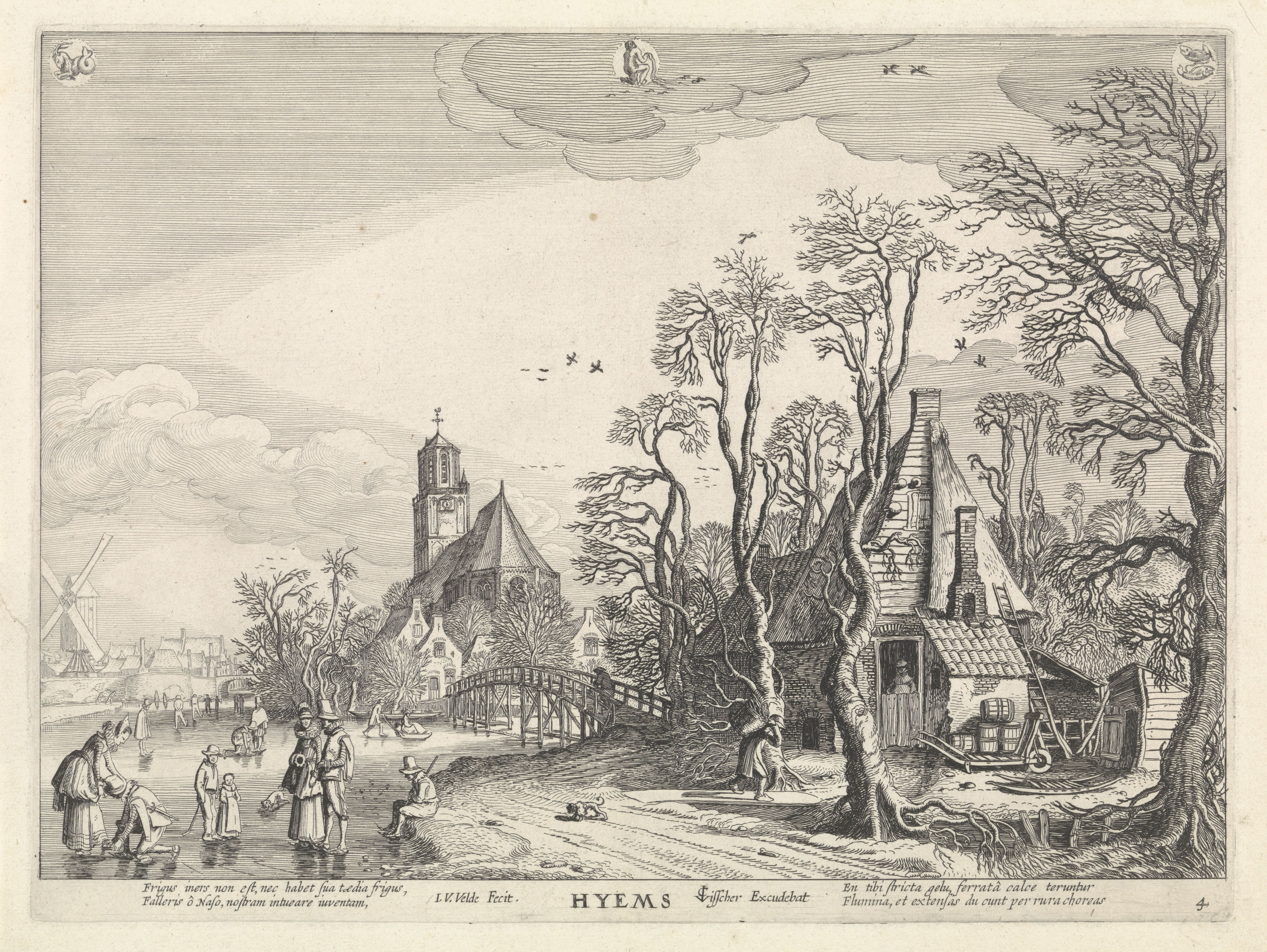 Jan van de Velde II, Winter. 1617