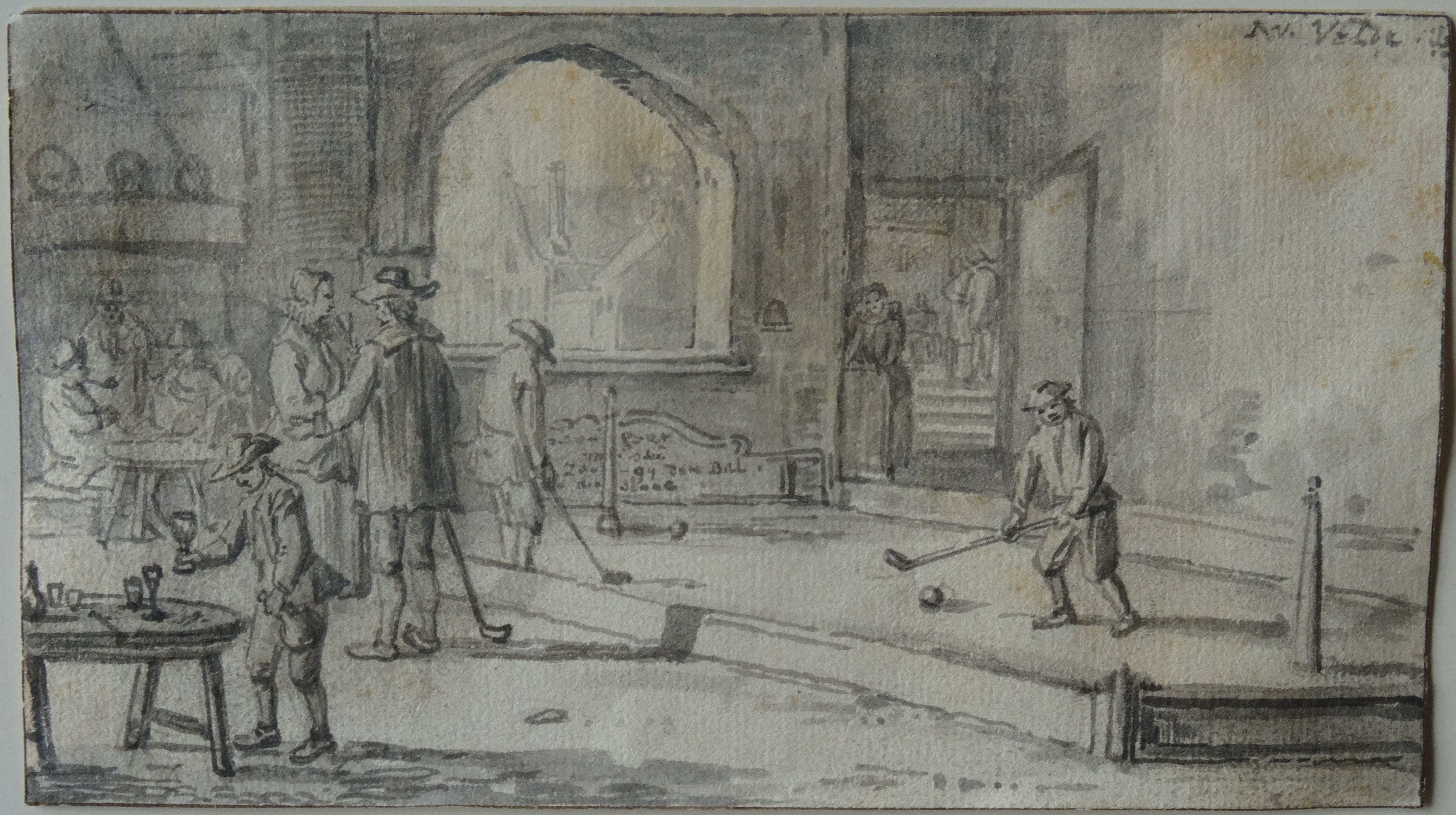 Jan van de Velde II (misschien III), Kolfbaan