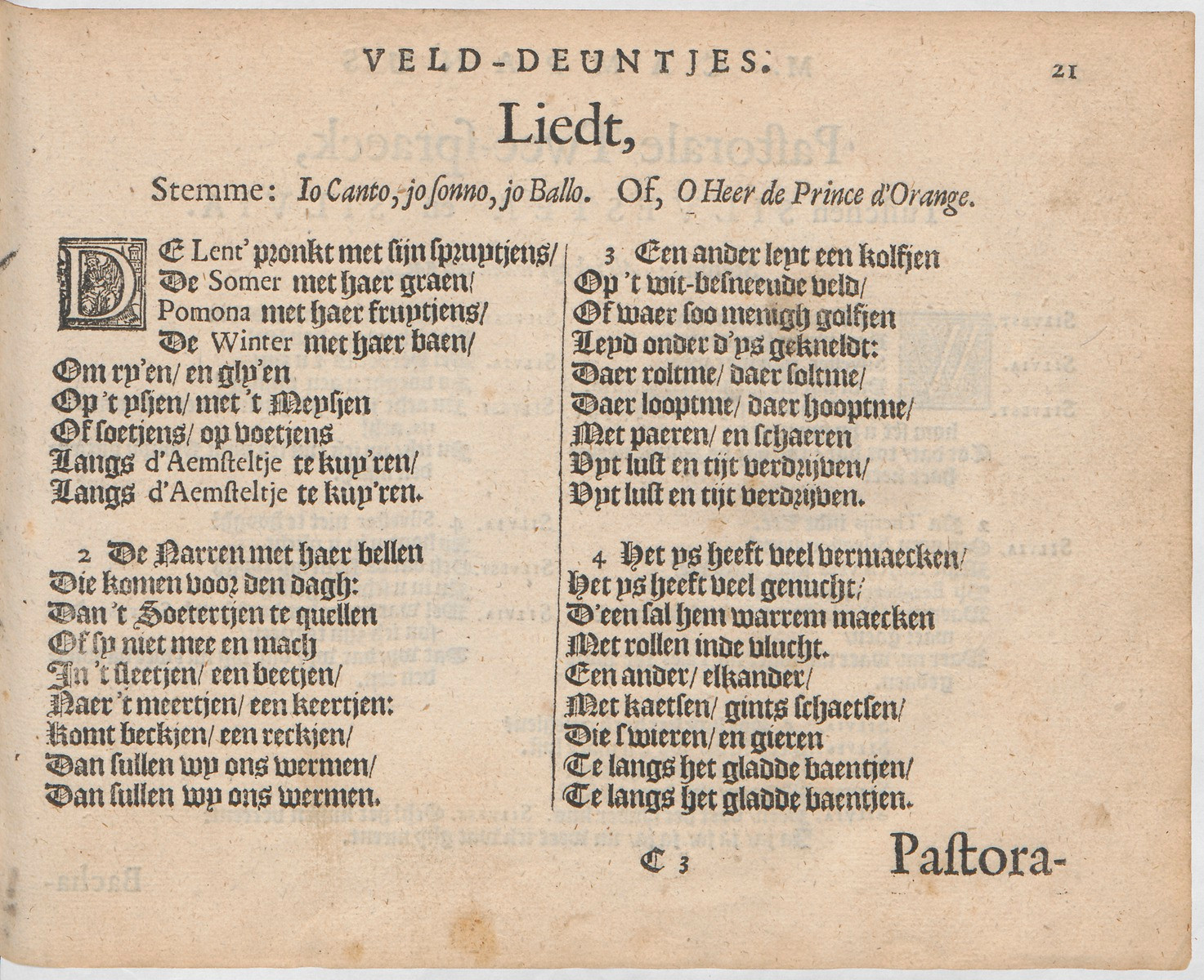 M. Campanus, Liedt. 1627