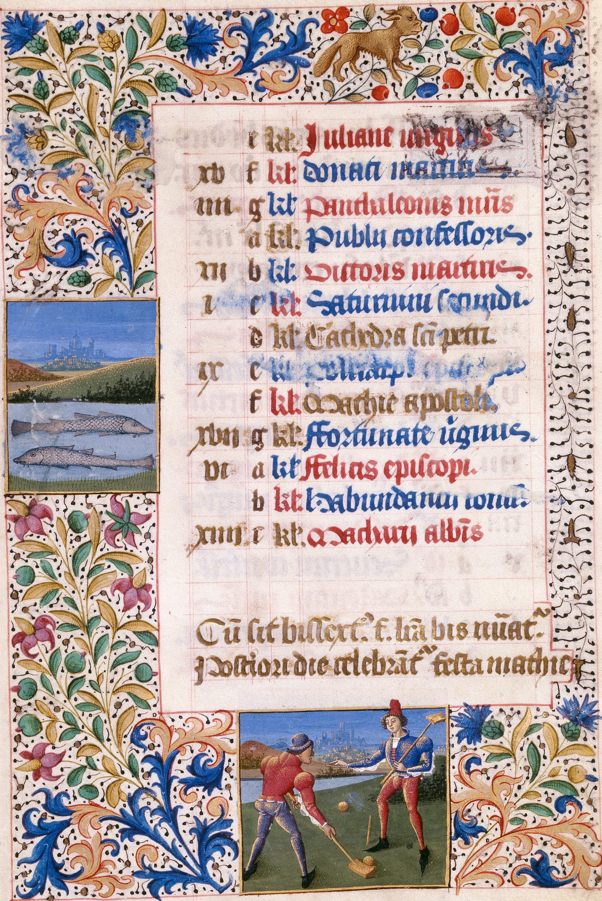 Jean Fouquet, Book of Hours - c. 1480