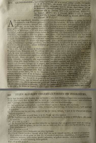 Ordonnantie, Utrecht - (1525-) 1604