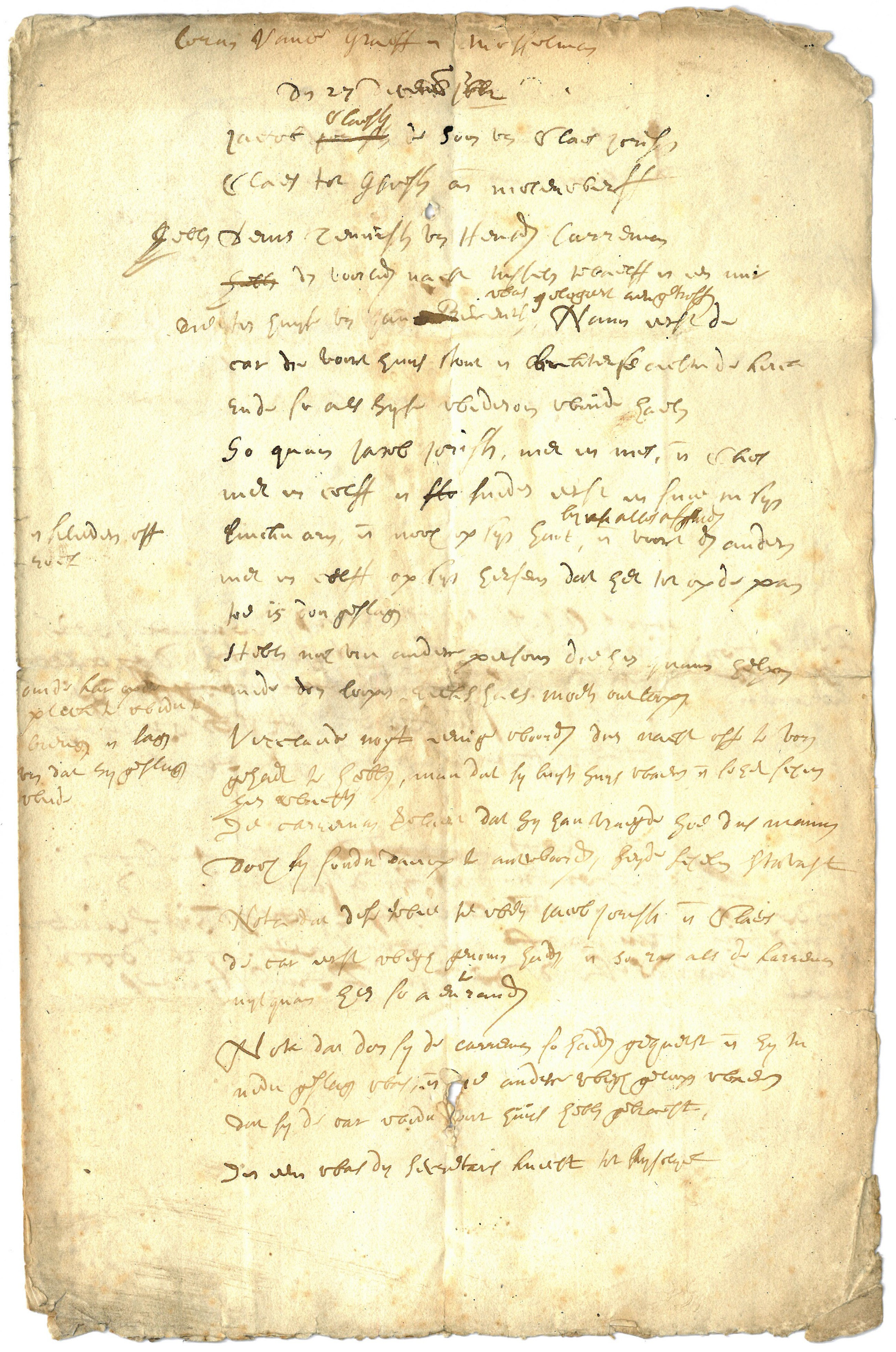 Mishandeling met colf - 1662