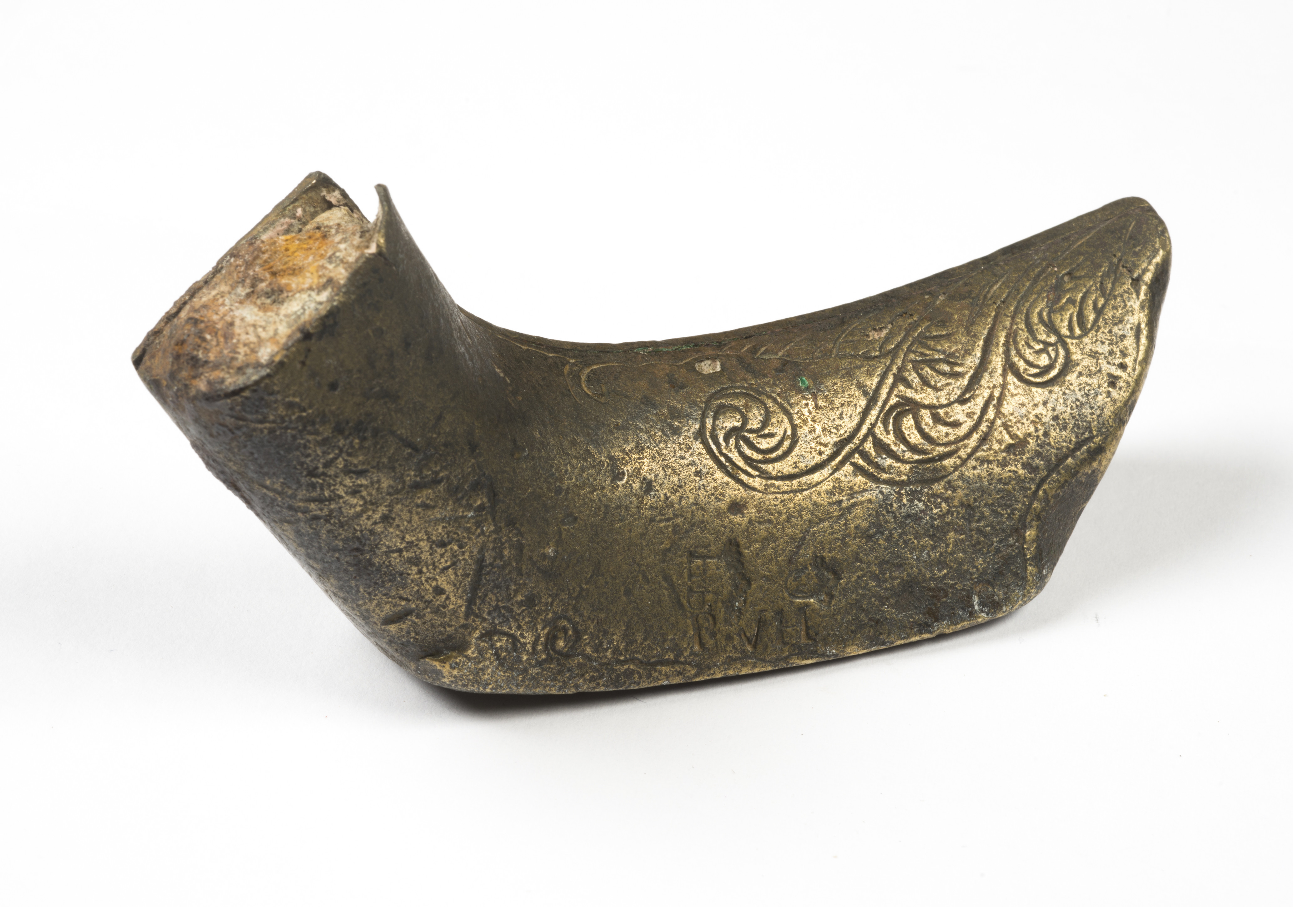 Colfslof van messing