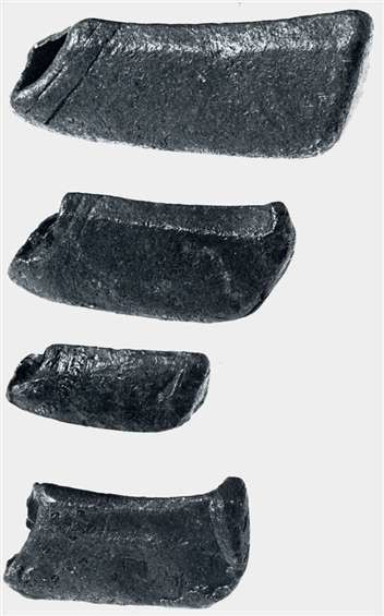 Vier colfsloffen. Ca. 1600