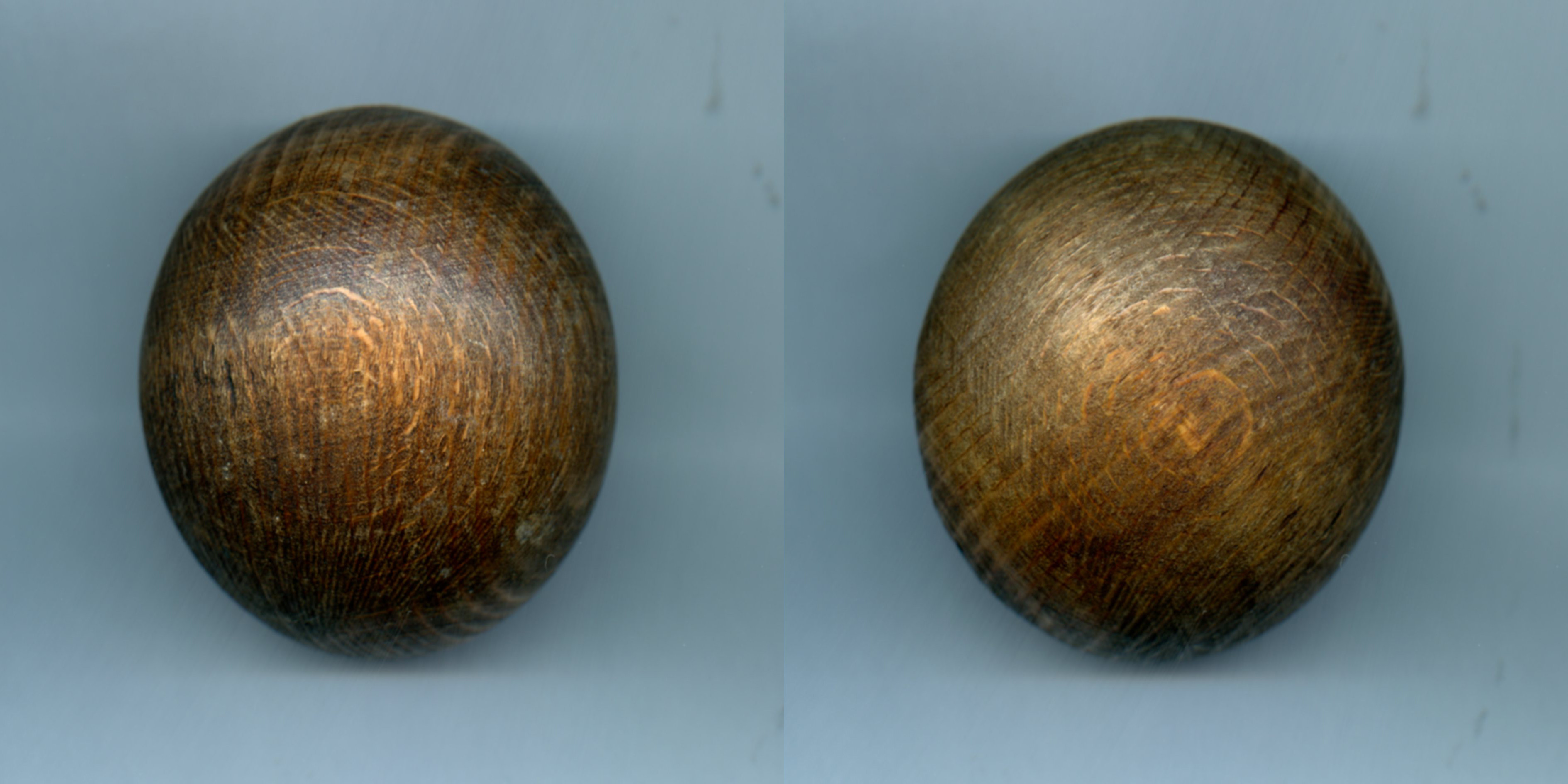 Houten colfbal. Ca. 1600