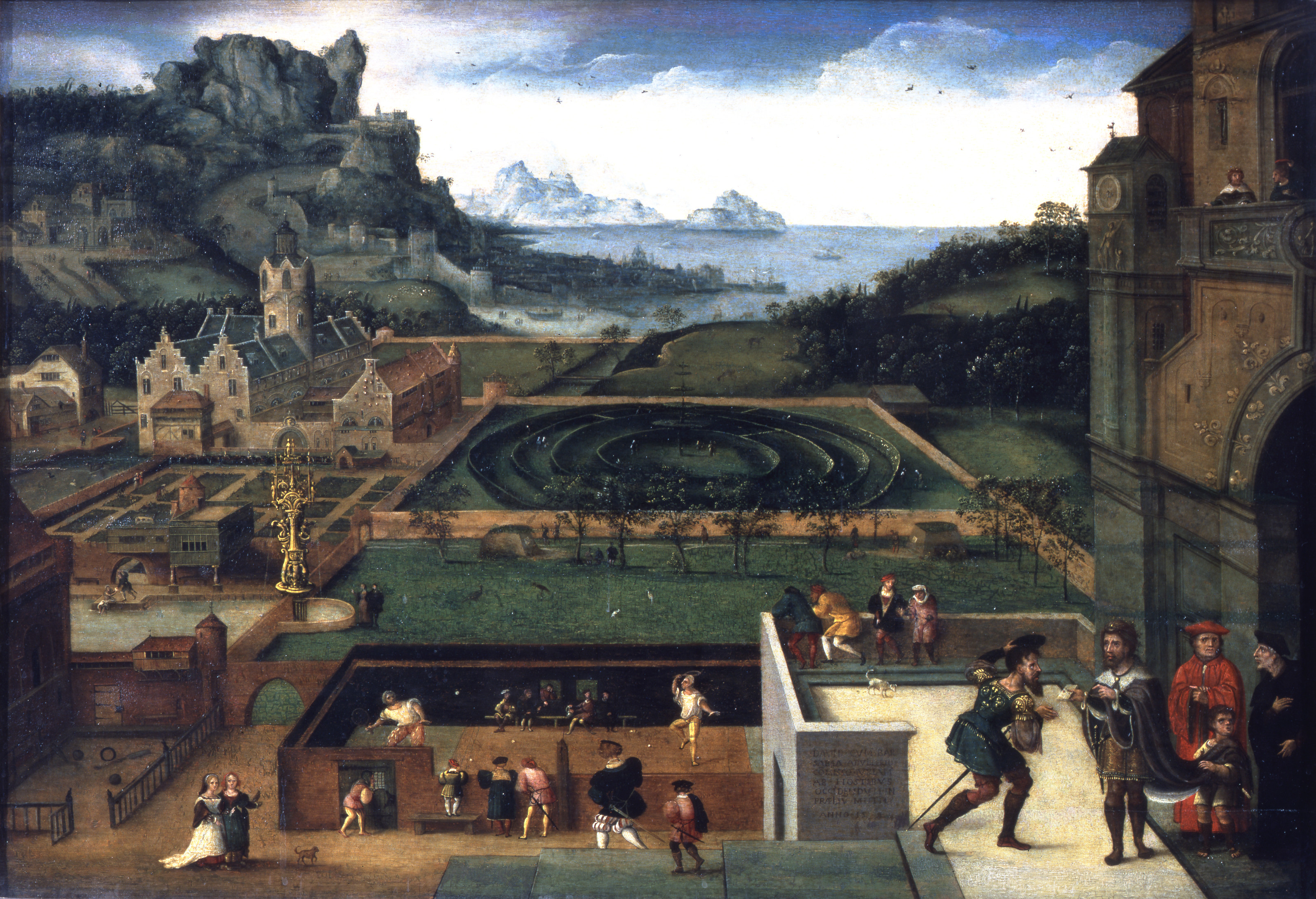 Lucas van Gassel, Beugelen, Caetsen (= tennis)