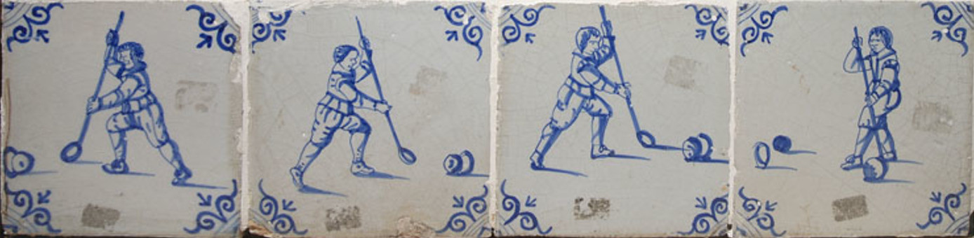 Wandtegelveld, Beugelen