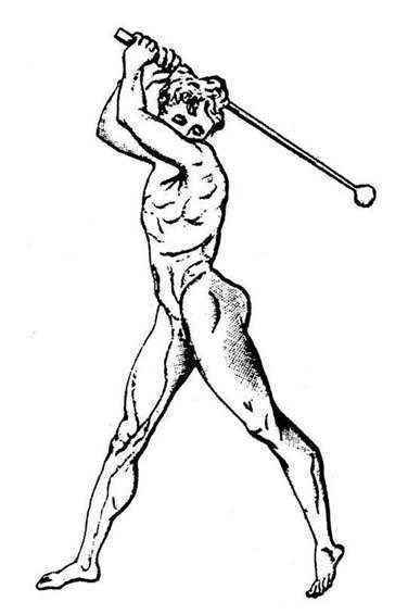 Rafaël Santi, Onbekend 'stok-met-bal-spel'