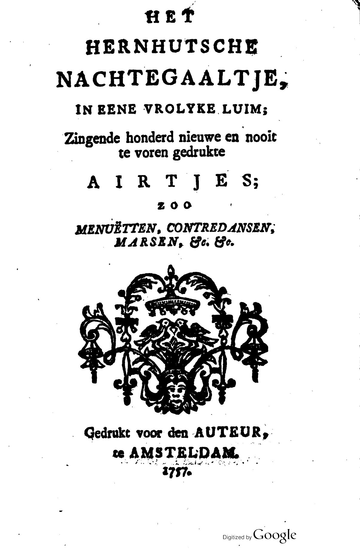 De ongelukkige speelder. 1757