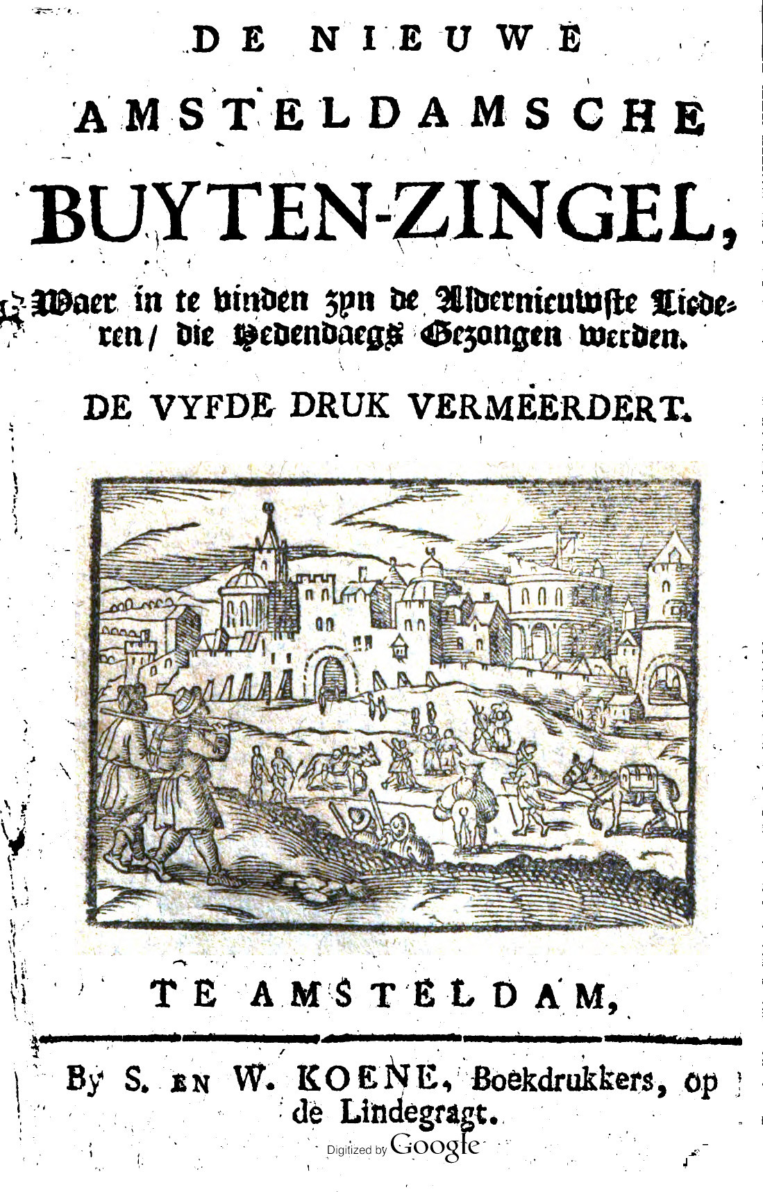 Een Lied, van de Diamantslypers. Na 1770