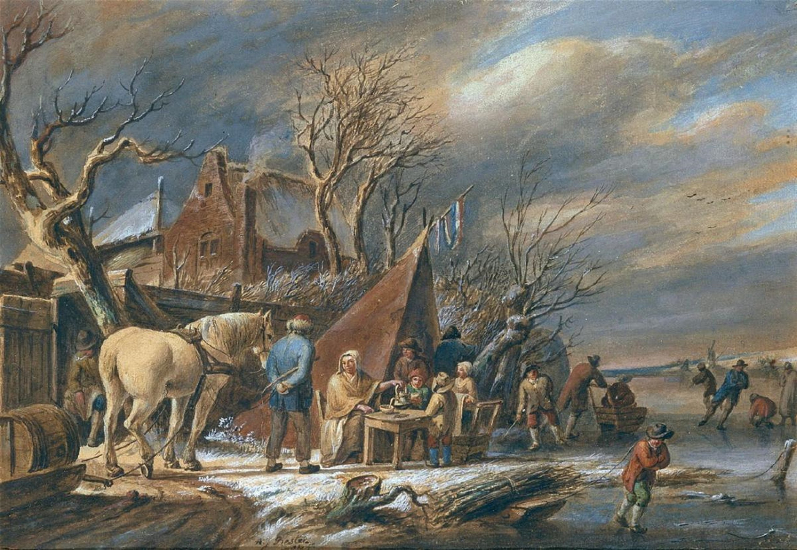 Albertus Johannes Besters, Winters plezier